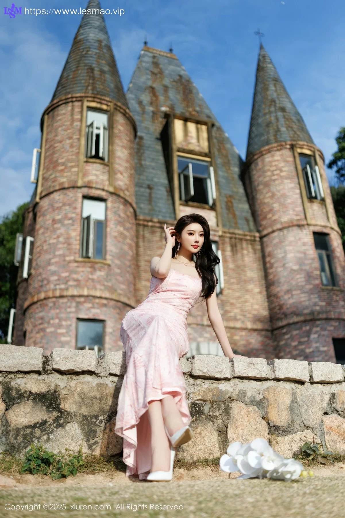 XiuRen 秀人 No.9886 杨晨晨Yome 湿身粉嫩美裙 - 14