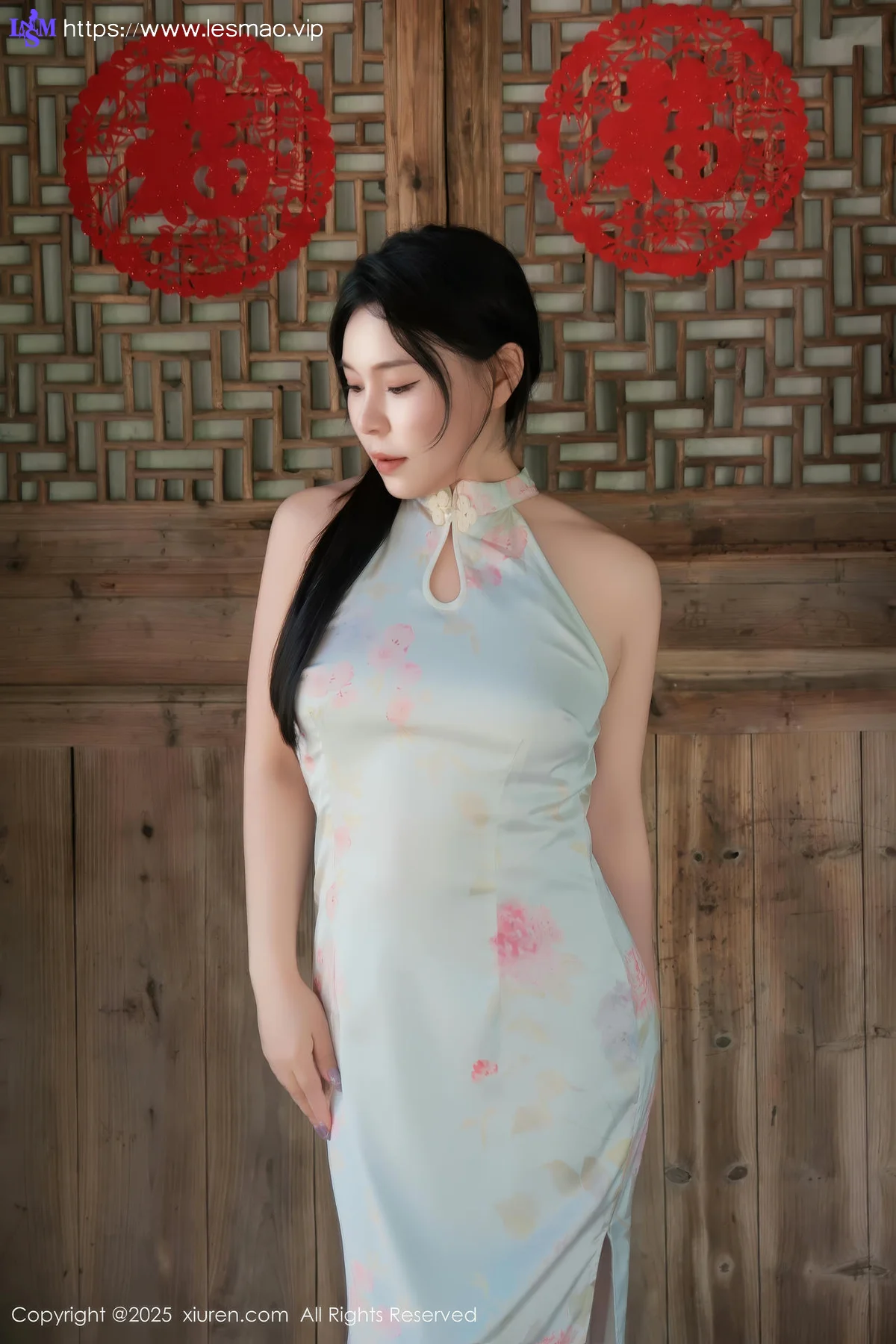 XiuRen 秀人 No.9892 麦田 旗袍玉体性感写真 - 19