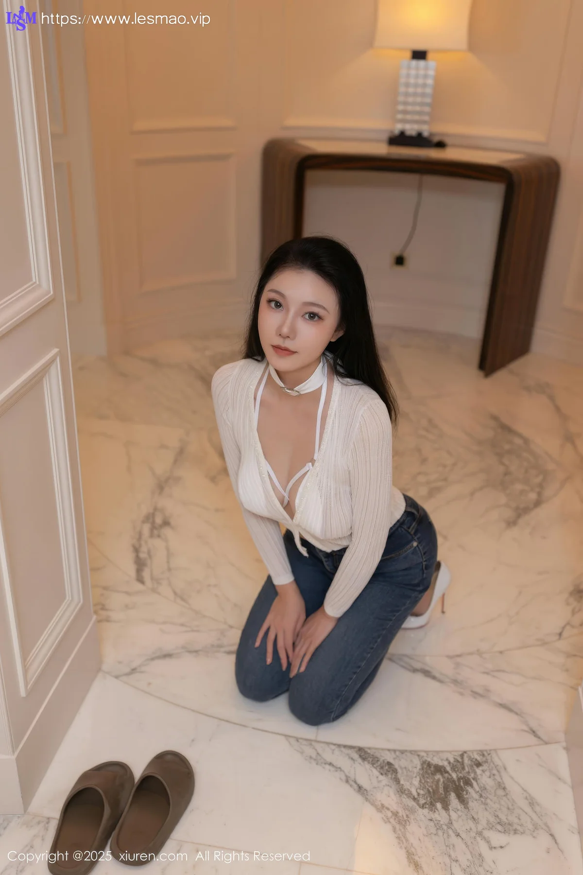 XiuRen 秀人 No.9900 安然anran 白丝内衣白丝美腿 - 19