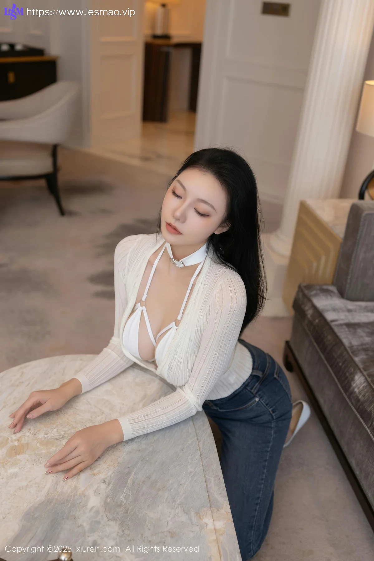 XiuRen 秀人 No.9900 安然anran 白丝内衣白丝美腿 - 22