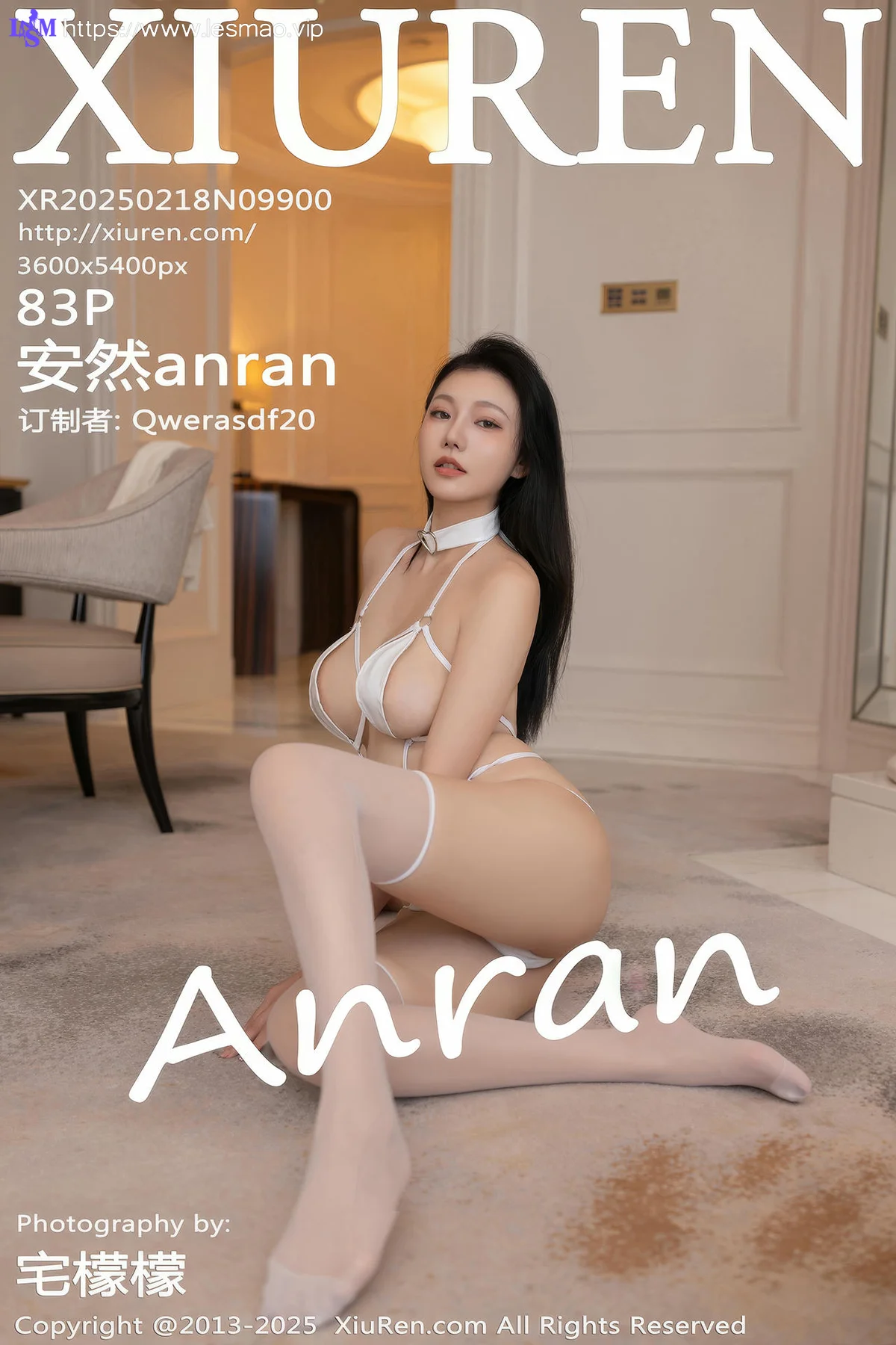 XiuRen 秀人 No.9900 安然anran 白丝内衣白丝美腿 - 84