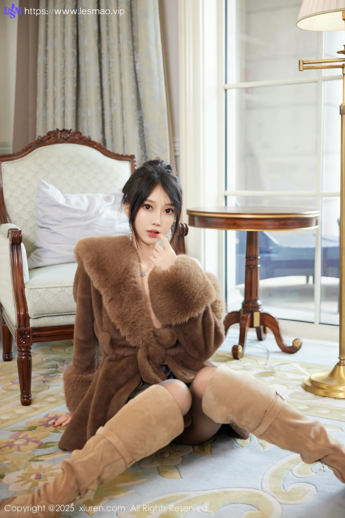 XiuRen 秀人 No.9919 玥儿玥er 乳贴黑丝美腿 - 28