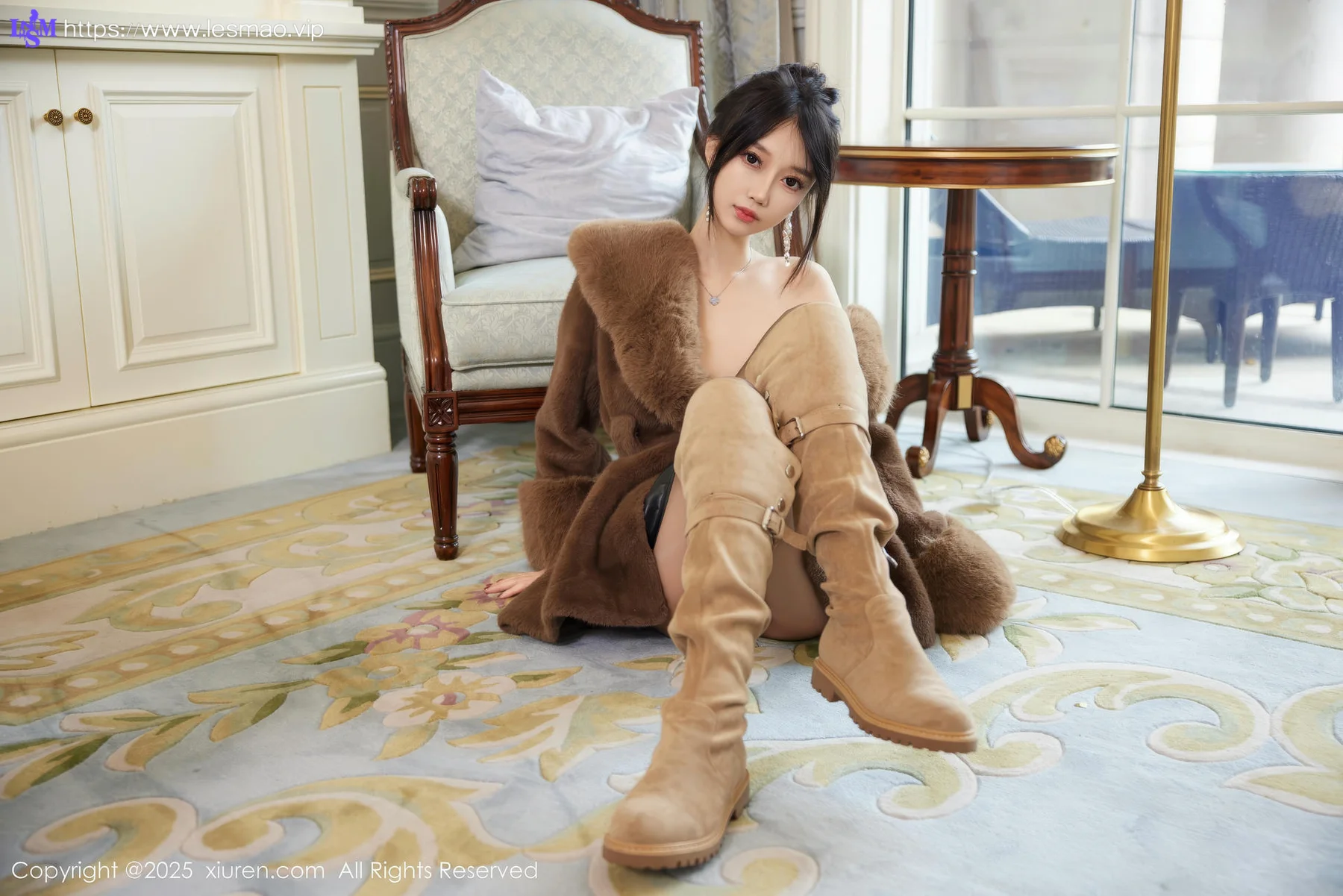 XiuRen 秀人 No.9919 玥儿玥er 乳贴黑丝美腿 - 32