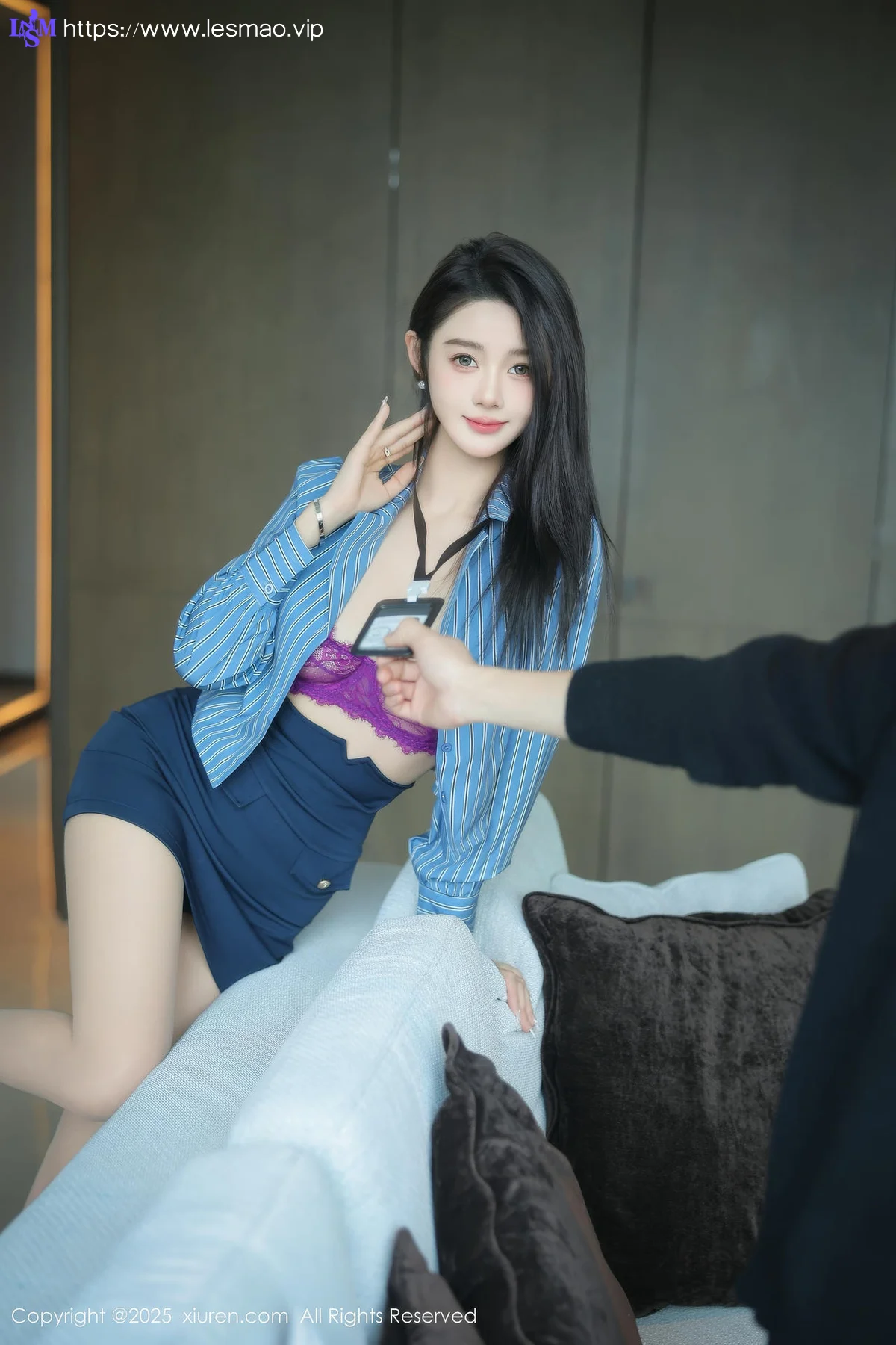 XiuRen 秀人 No.9921 Candy糖糖 蕾丝内衣短裙 - 12