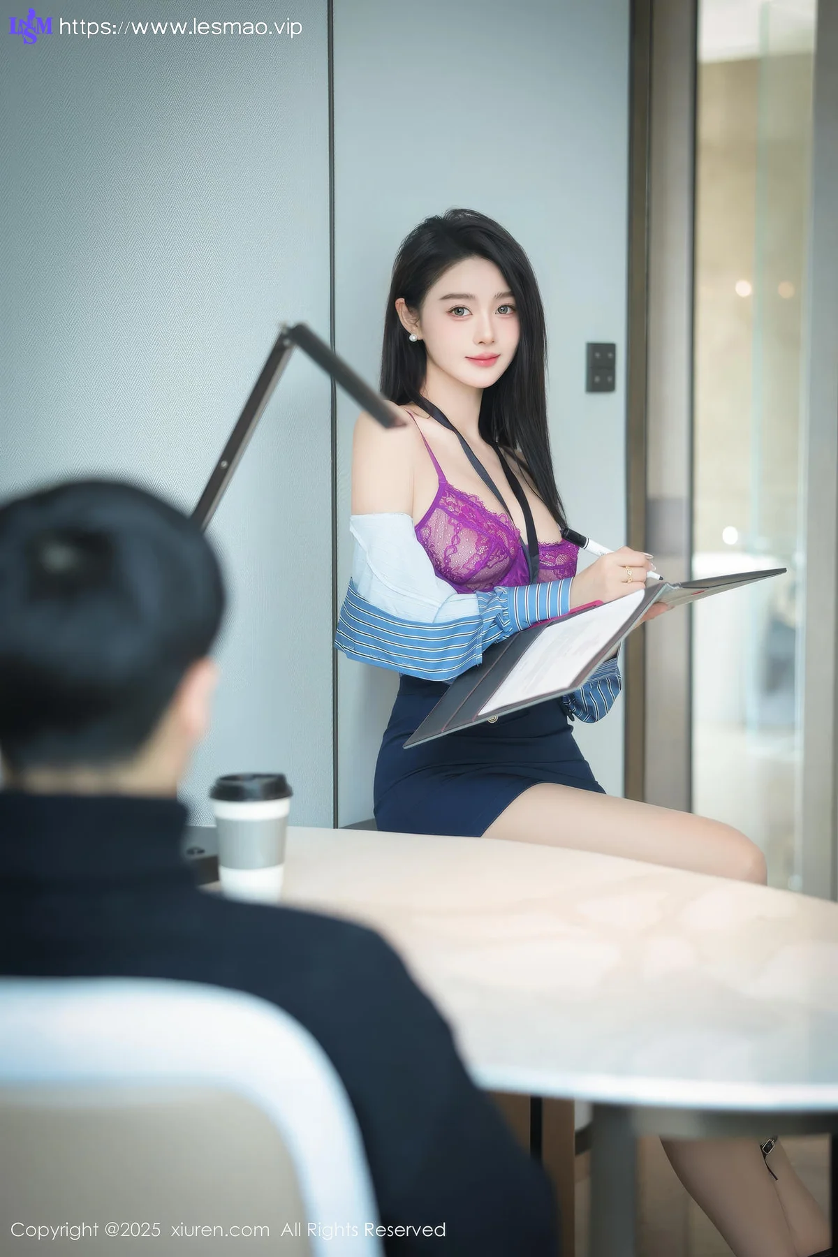 XiuRen 秀人 No.9921 Candy糖糖 蕾丝内衣短裙 - 13