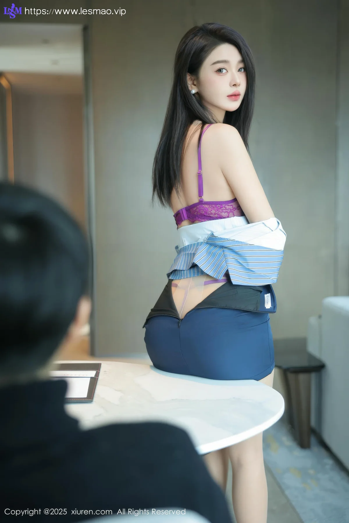 XiuRen 秀人 No.9921 Candy糖糖 蕾丝内衣短裙 - 17