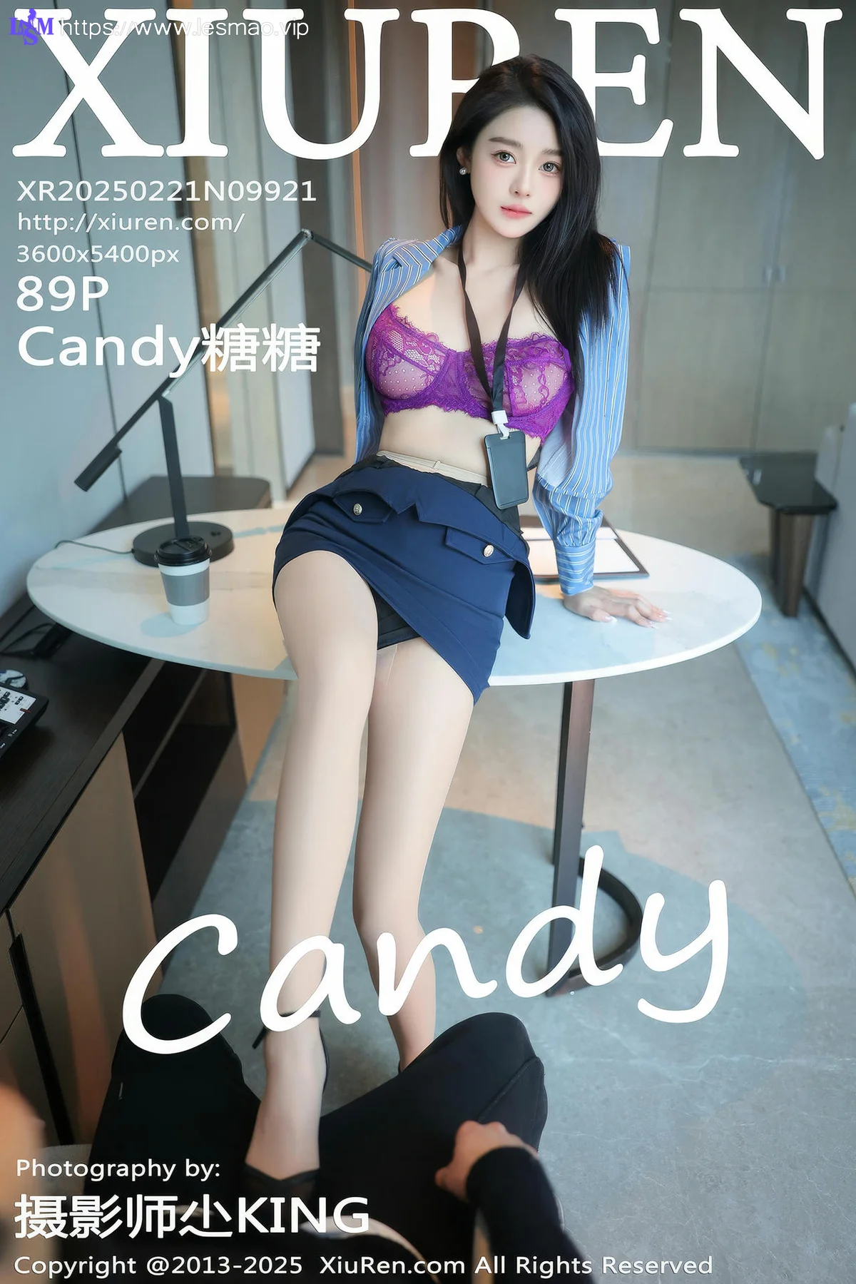 XiuRen 秀人 No.9921 Candy糖糖 蕾丝内衣短裙 - 90