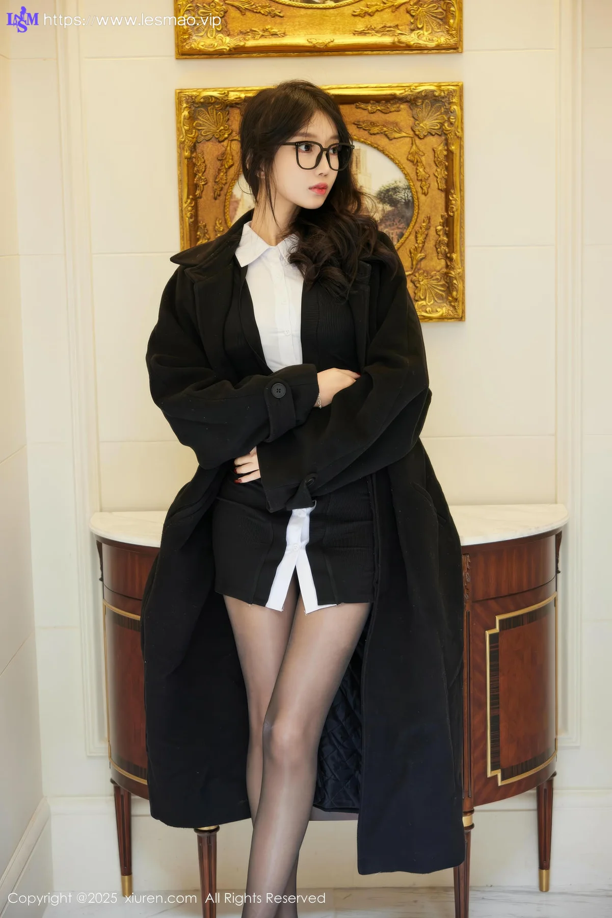 XiuRen 秀人 No.9926 玥儿玥er 眼镜ol美女制服 - 9