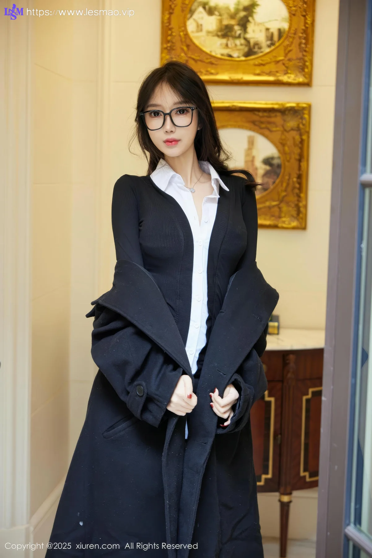 XiuRen 秀人 No.9926 玥儿玥er 眼镜ol美女制服 - 18