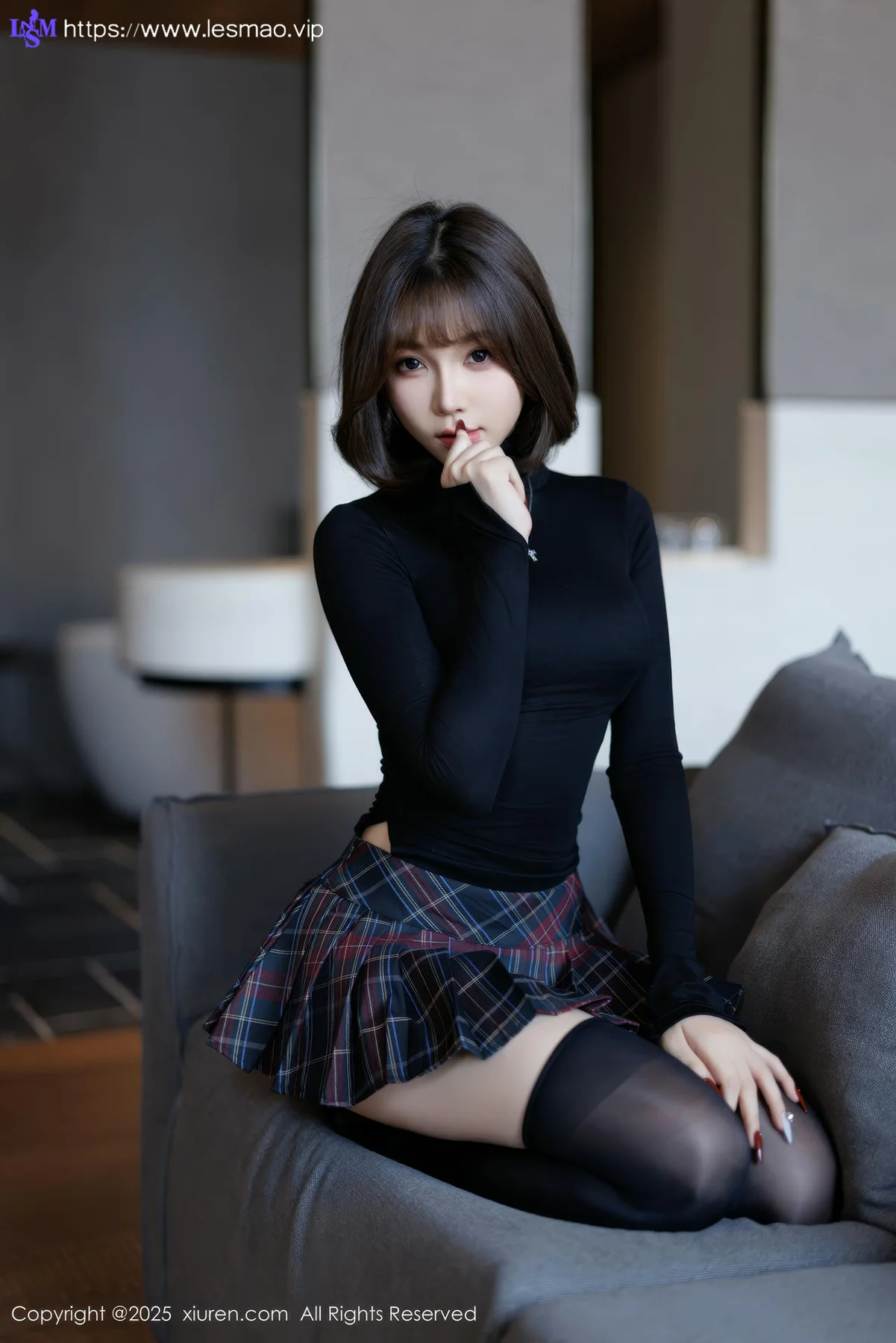 XiuRen 秀人 No.9944 徐莉芝Booty 翘臀蓝色内衣 - 26