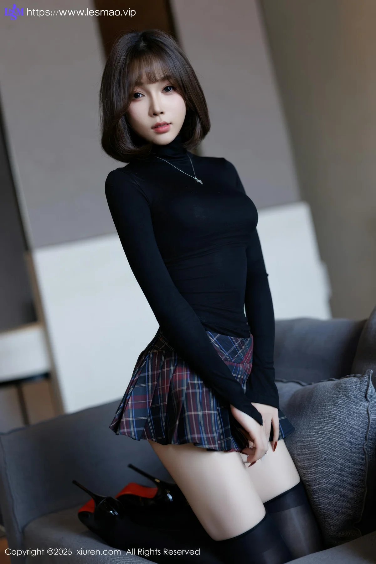 XiuRen 秀人 No.9944 徐莉芝Booty 翘臀蓝色内衣 - 27