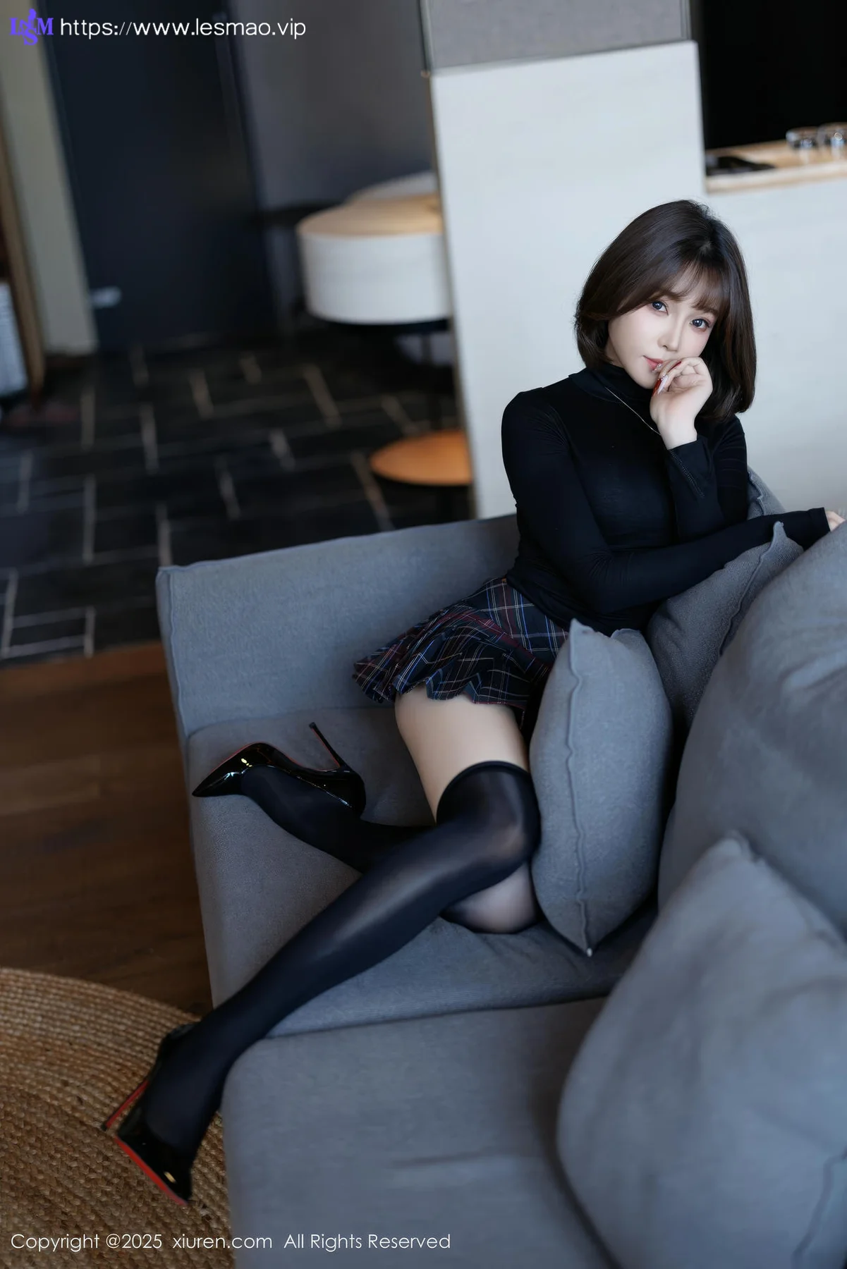 XiuRen 秀人 No.9944 徐莉芝Booty 翘臀蓝色内衣 - 30
