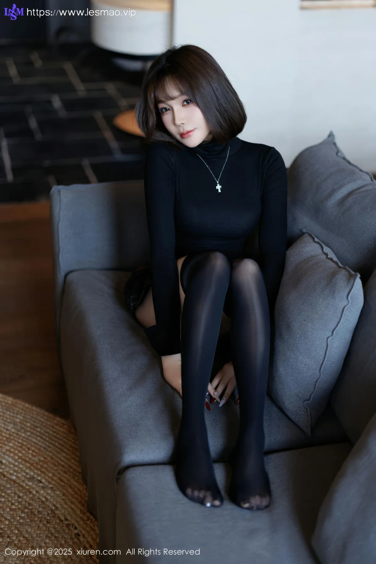XiuRen 秀人 No.9944 徐莉芝Booty 翘臀蓝色内衣 - 32