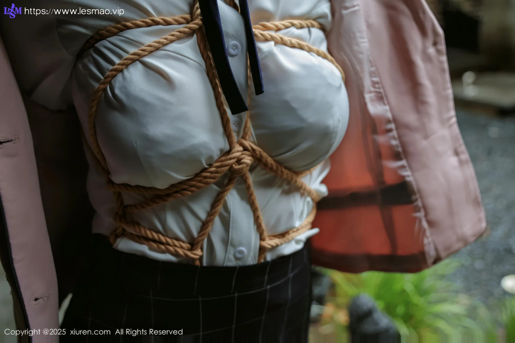 XiuRen 秀人 No.9949 奶芙乔乔 浴室捆绑清纯校服 - 15