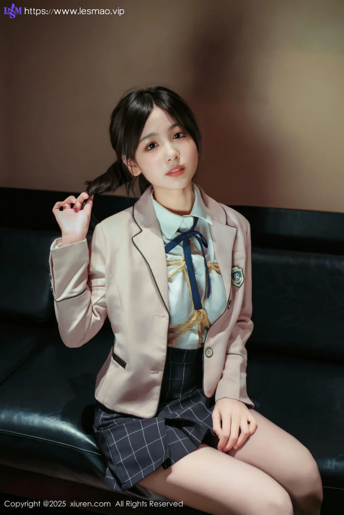 XiuRen 秀人 No.9949 奶芙乔乔 浴室捆绑清纯校服 - 19