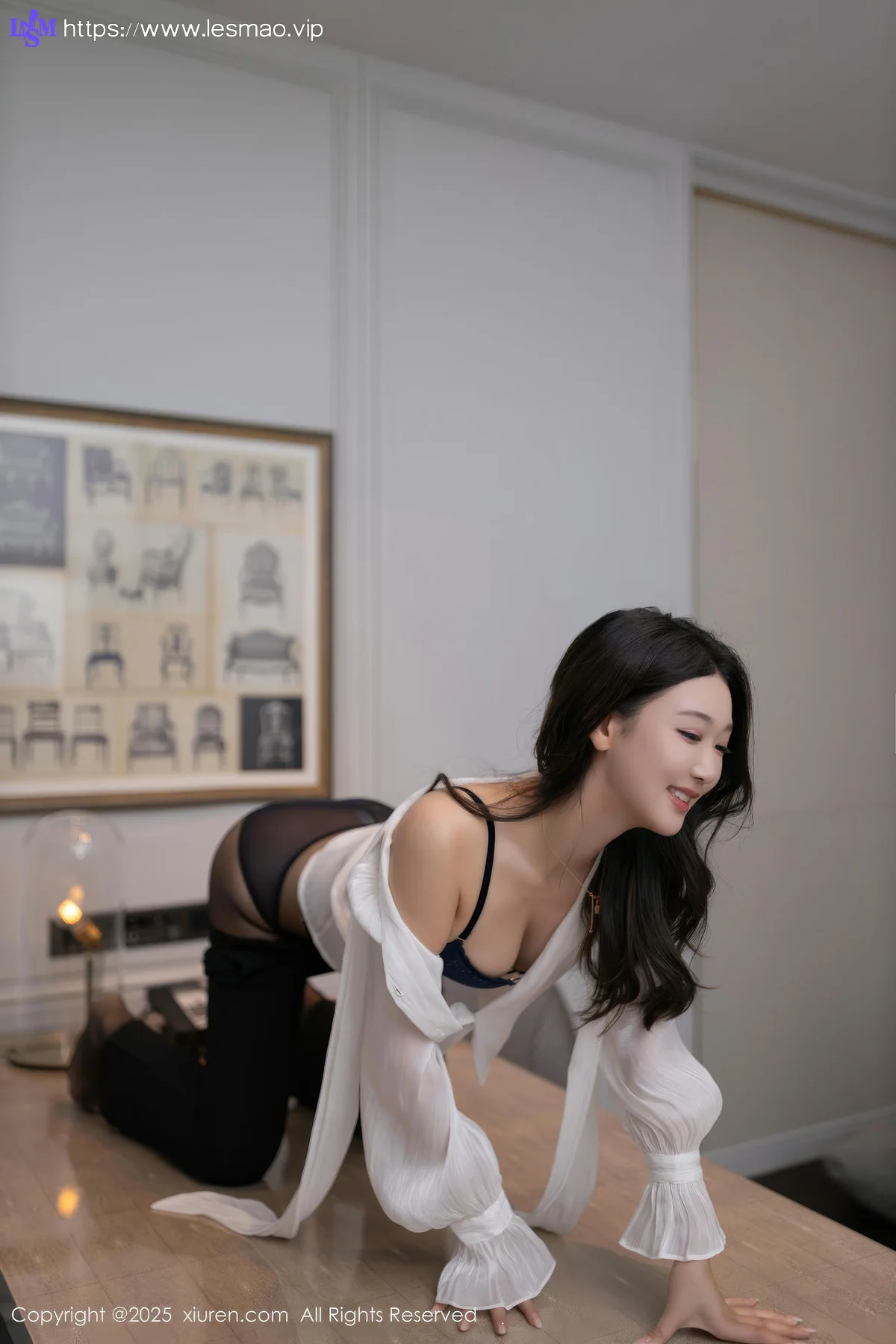 XiuRen 秀人 No.9960 唐安琪 玉体美乳黑丝美腿 - 18