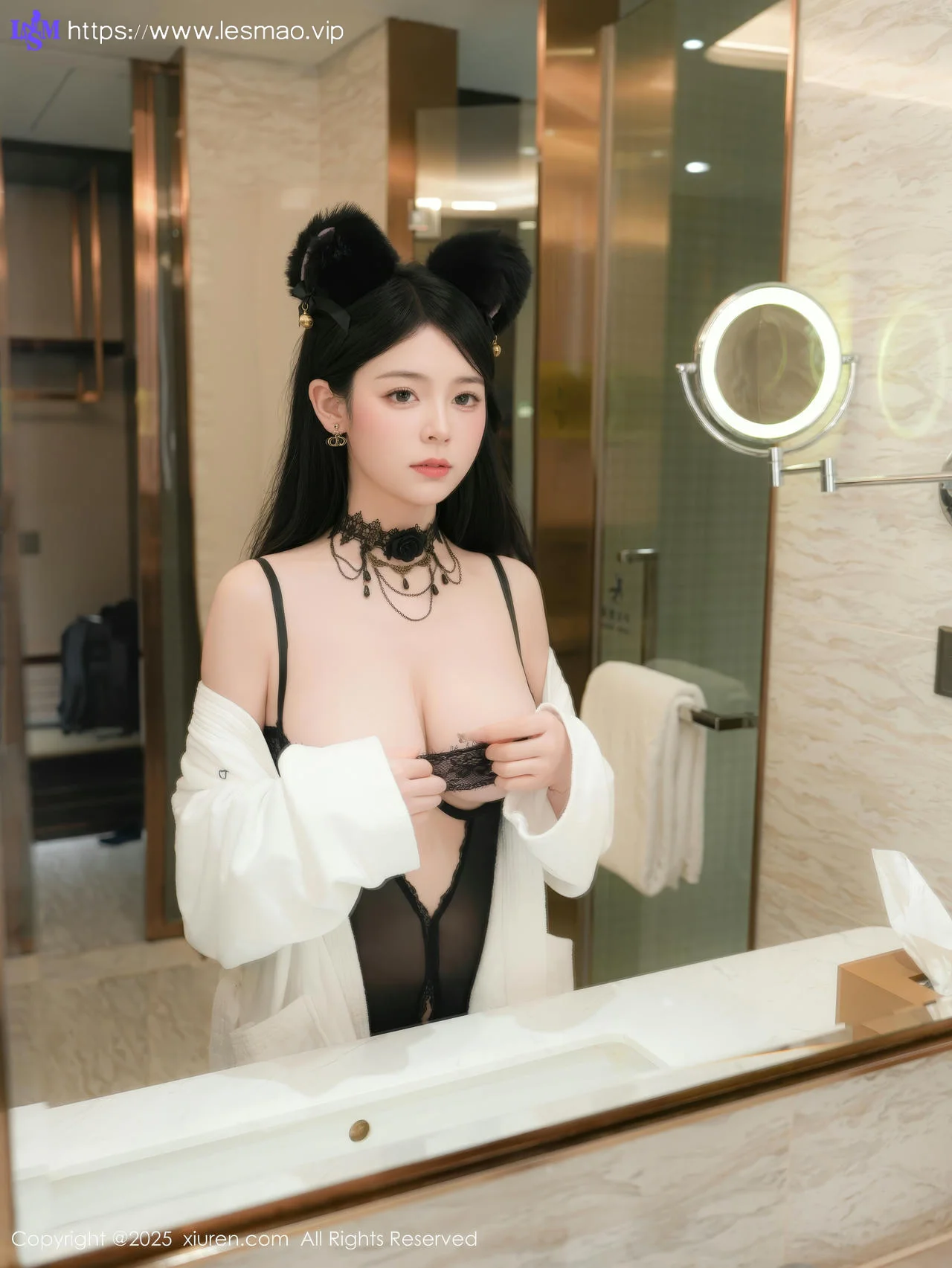 XiuRen 秀人 No.9961 优酱 蕾丝爆乳美乳黑丝 - 29