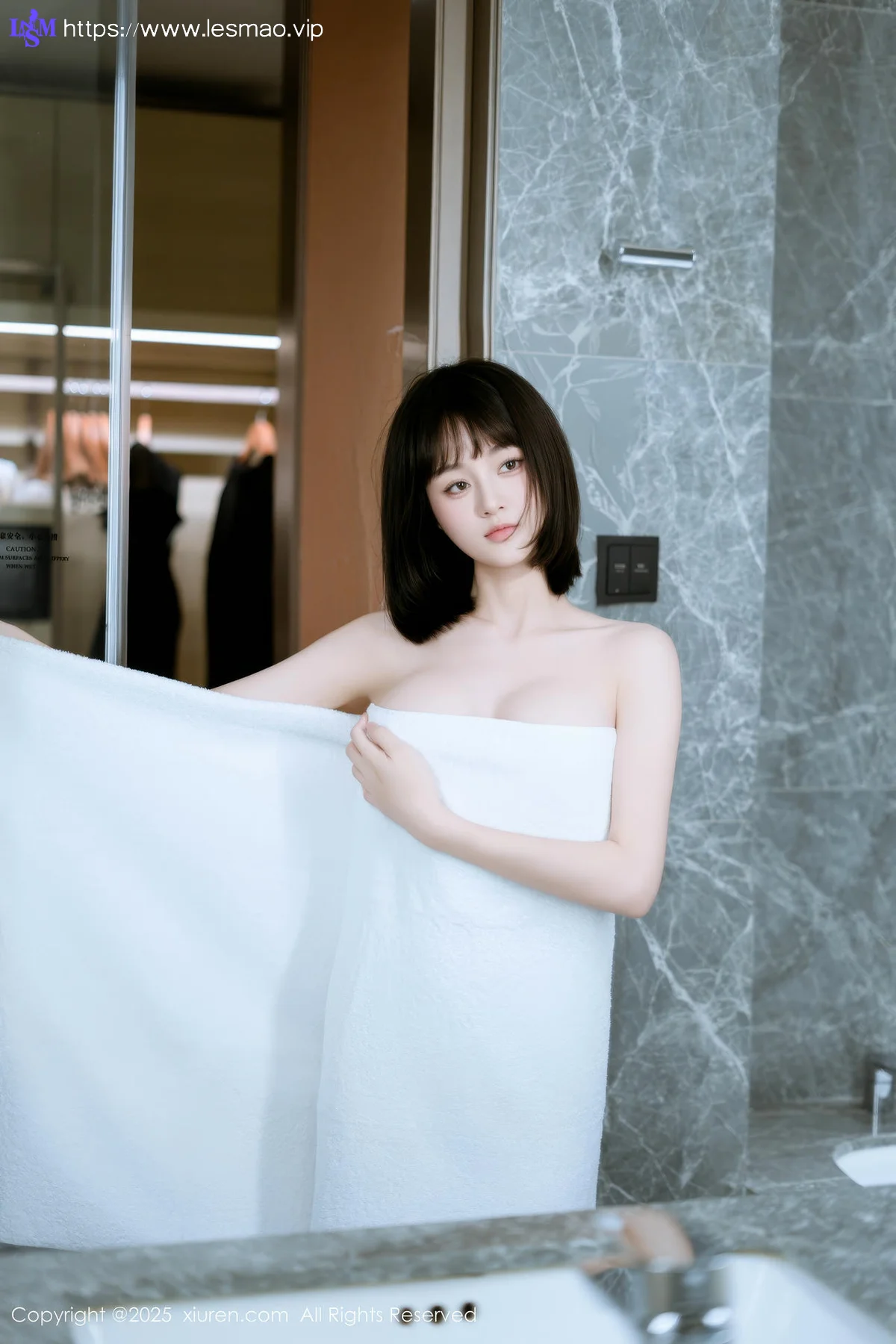 XiuRen 秀人 No.9972 涵涵Luna 婚纱制服浴室湿身 - 37