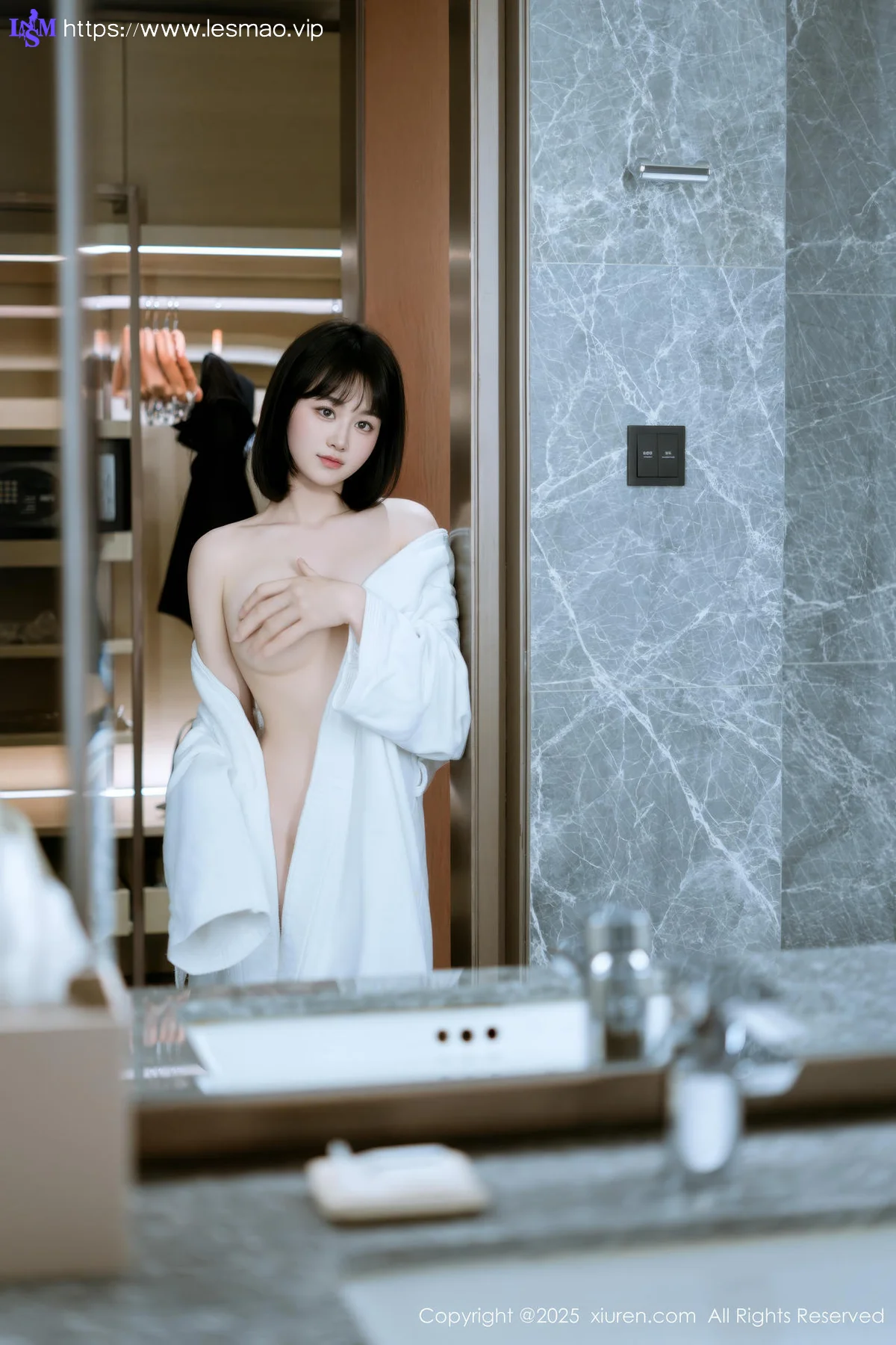 XiuRen 秀人 No.9972 涵涵Luna 婚纱制服浴室湿身 - 51