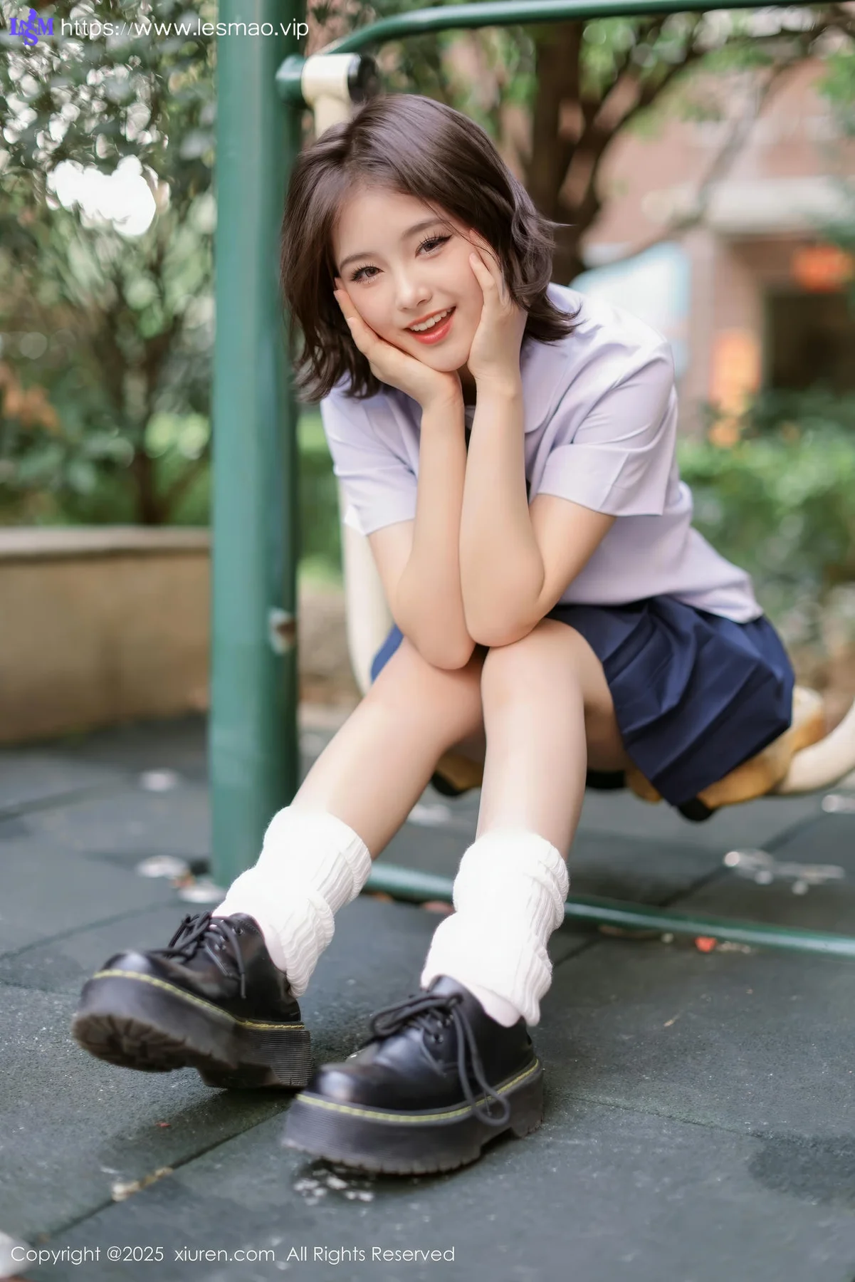 XiuRen 秀人 No.9985 小橘子orange 清纯少女短裙 - 12