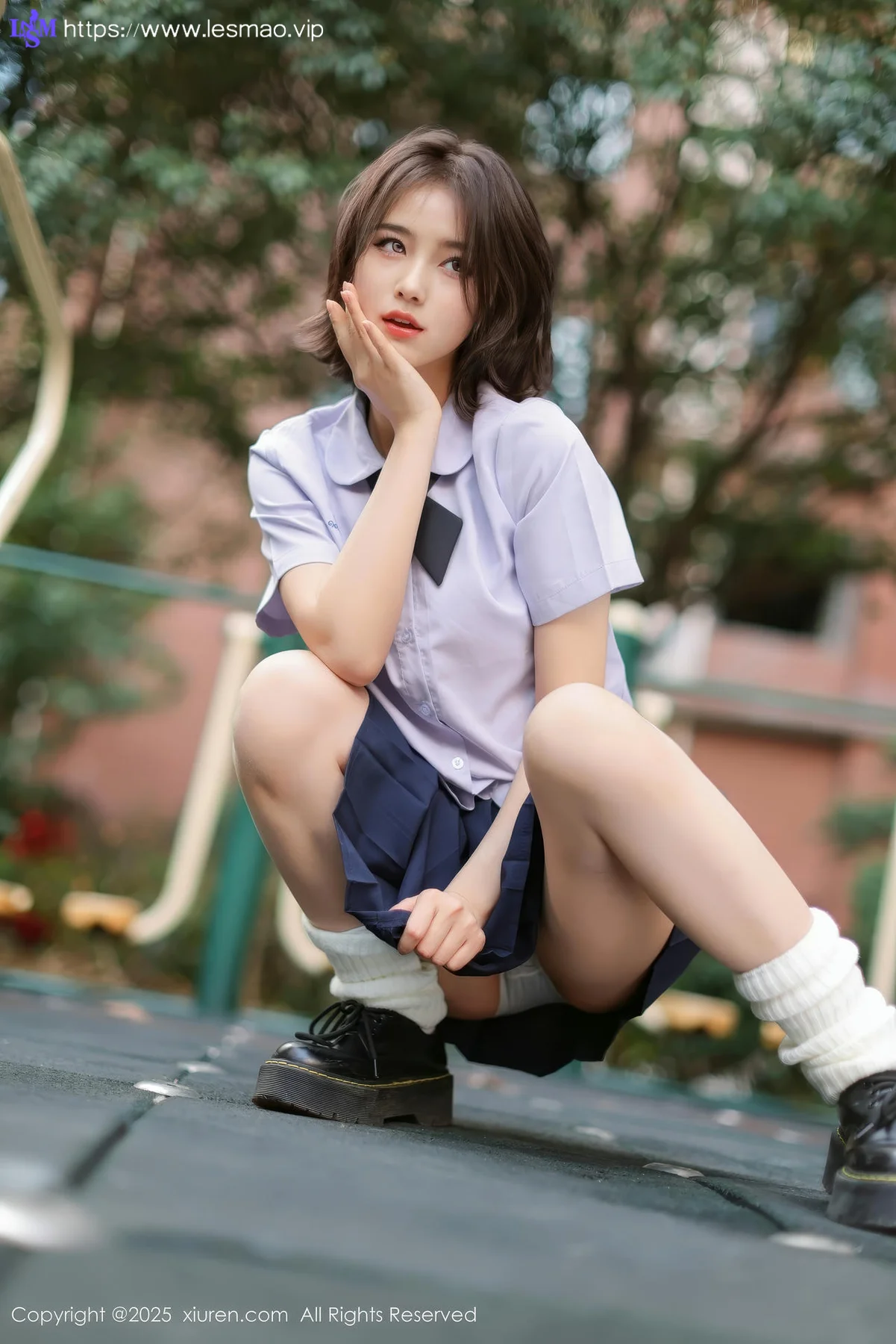 XiuRen 秀人 No.9985 小橘子orange 清纯少女短裙 - 17