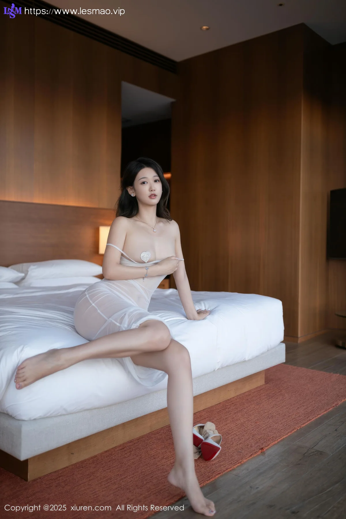 XiuRen 秀人 No.9994 唐安琪 玉体翘臀透视白丝 - 58