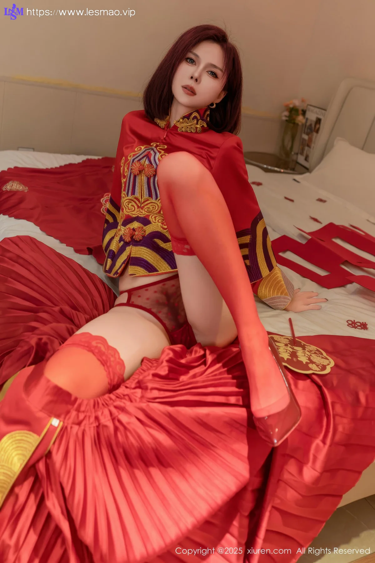 XiuRen 秀人 No.9995 白芷yy 婚纱制服玉体 - 17