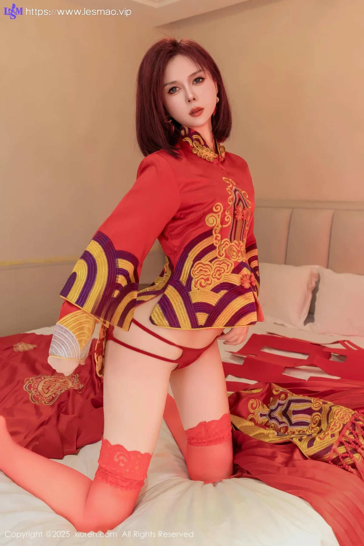 XiuRen 秀人 No.9995 白芷yy 婚纱制服玉体 - 23