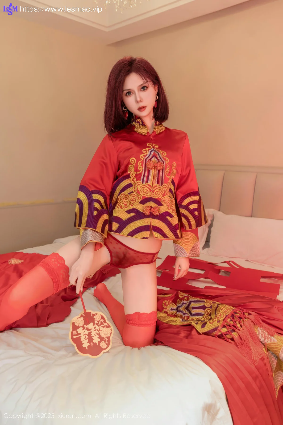XiuRen 秀人 No.9995 白芷yy 婚纱制服玉体 - 25