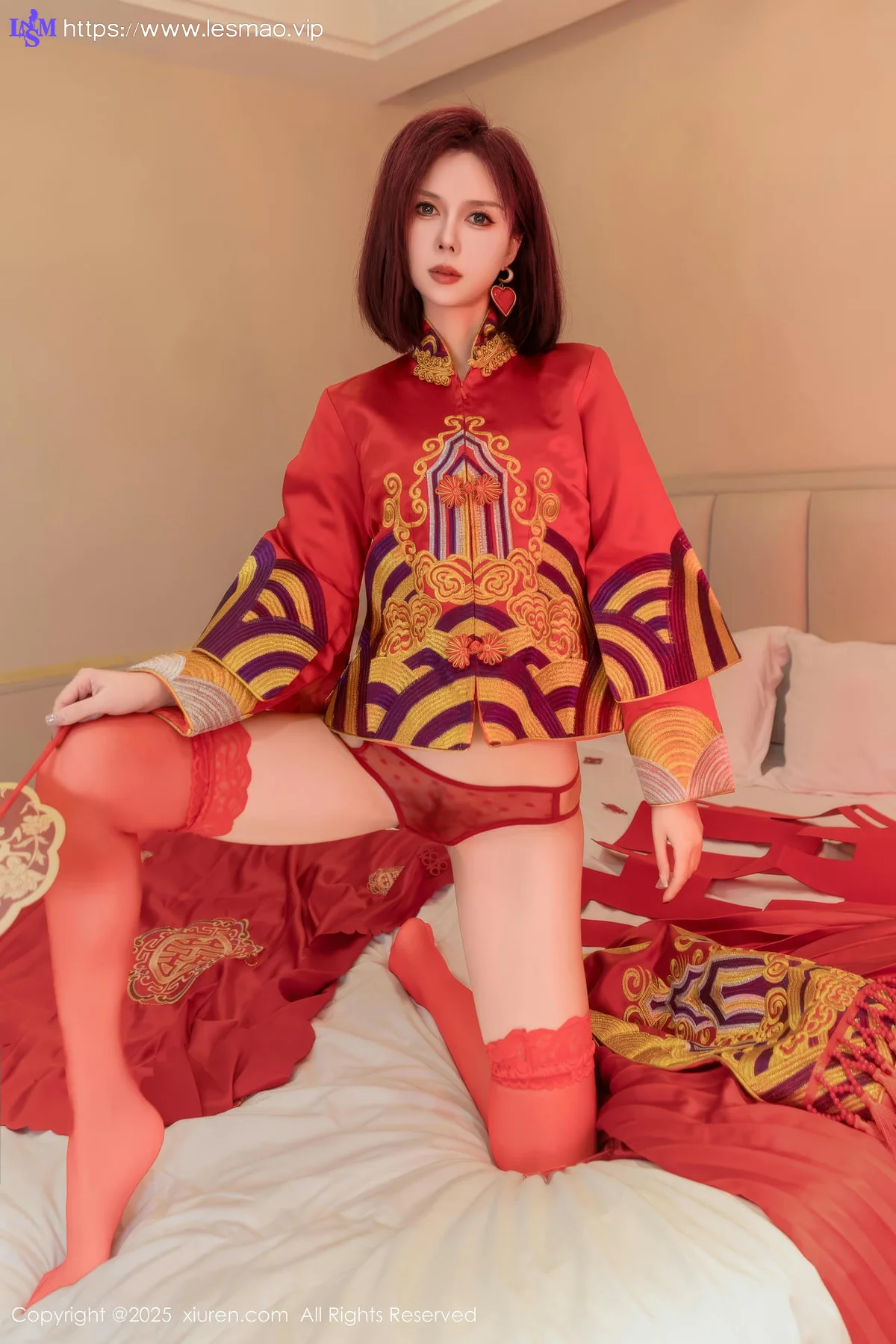 XiuRen 秀人 No.9995 白芷yy 婚纱制服玉体 - 28