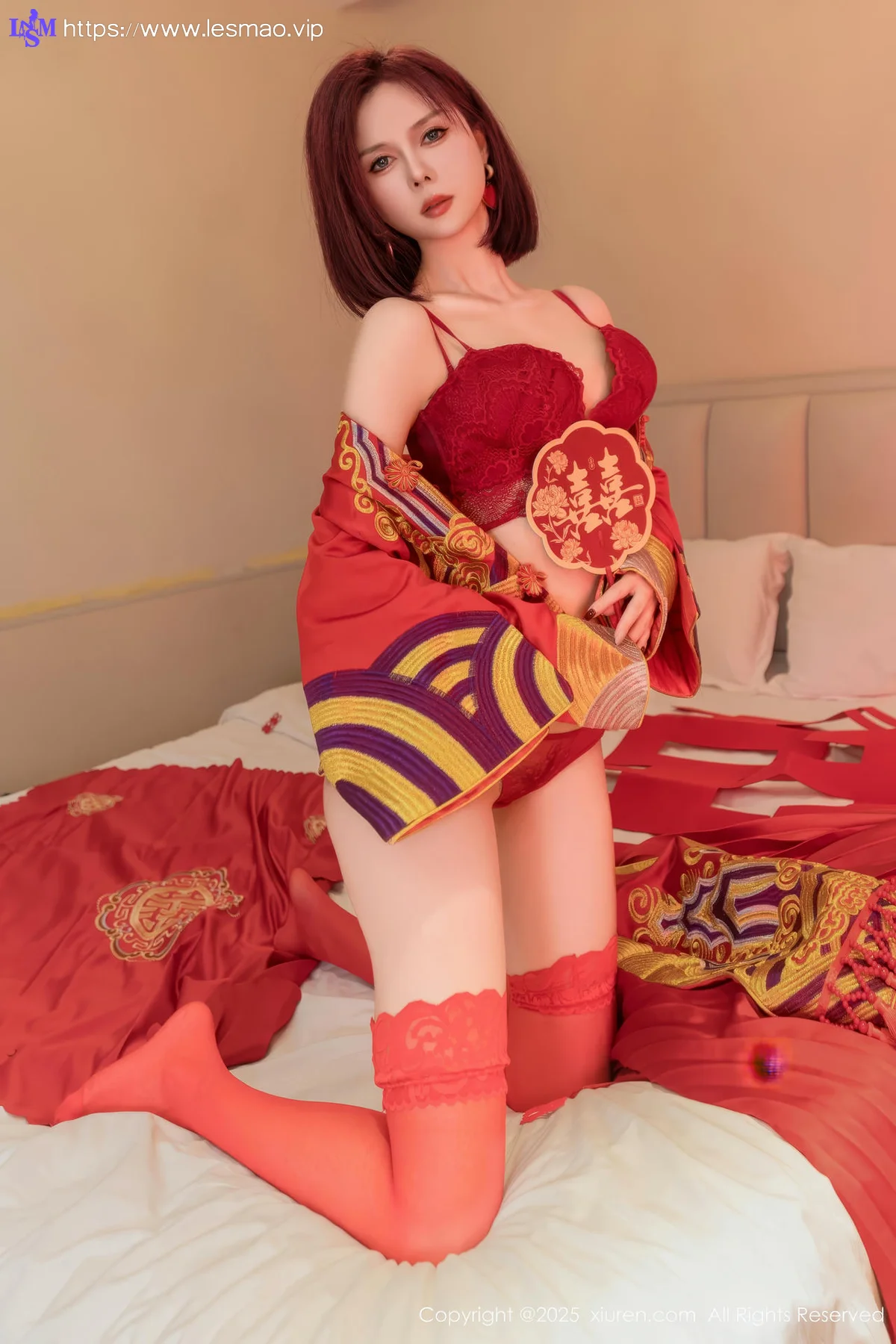 XiuRen 秀人 No.9995 白芷yy 婚纱制服玉体 - 33