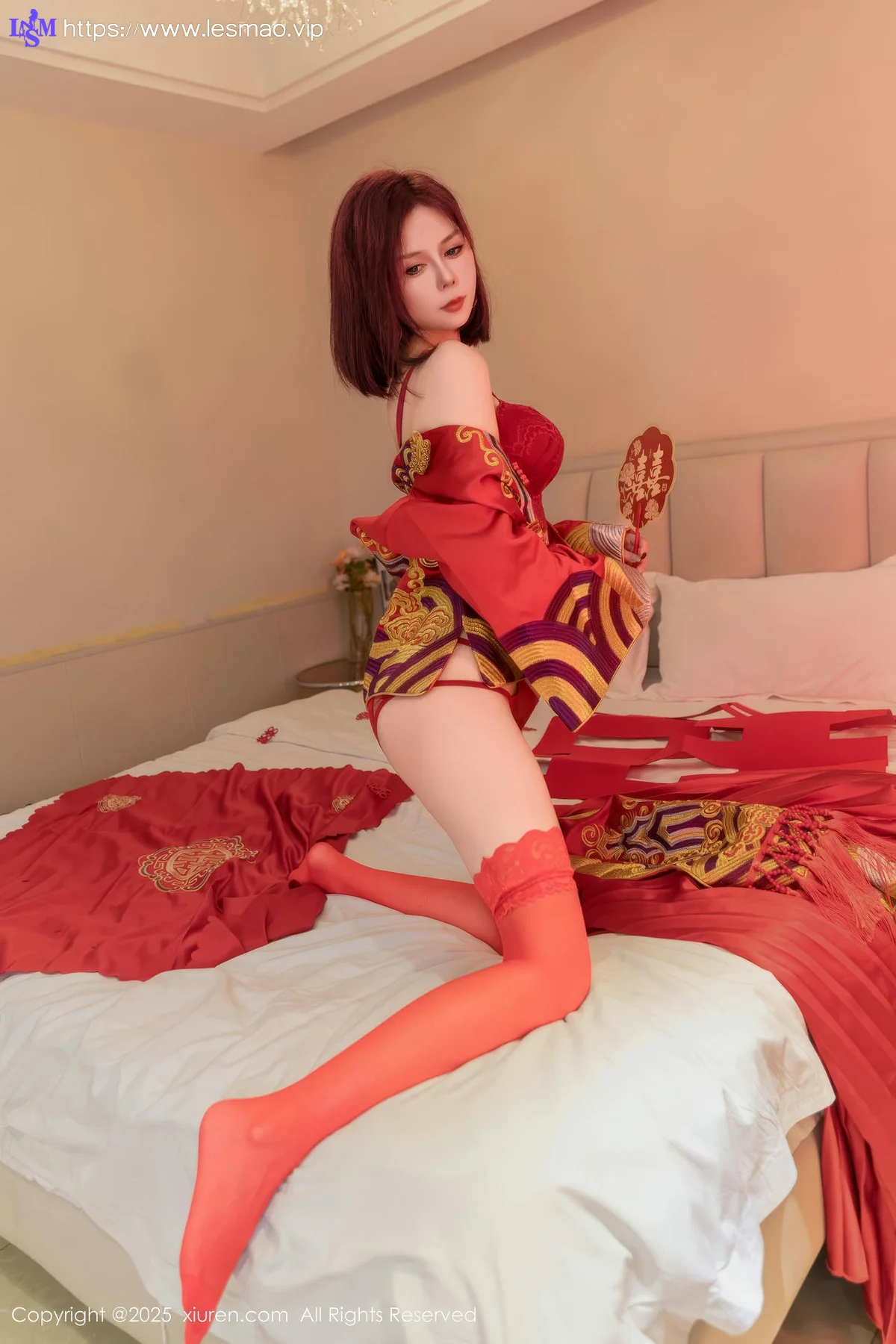 XiuRen 秀人 No.9995 白芷yy 婚纱制服玉体 - 35