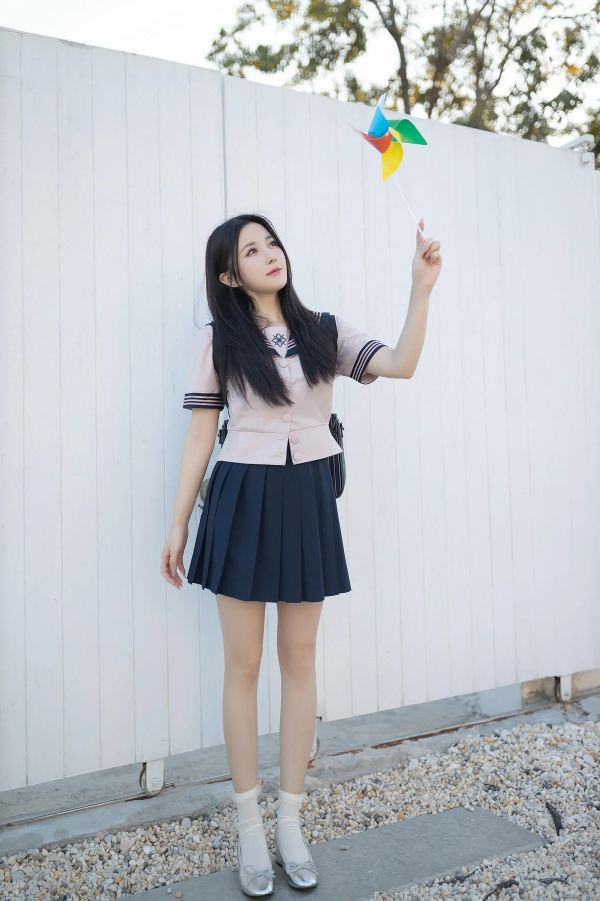 XiuRen 秀人 No.N013 鱼子酱Fish校园jk制服 - 1