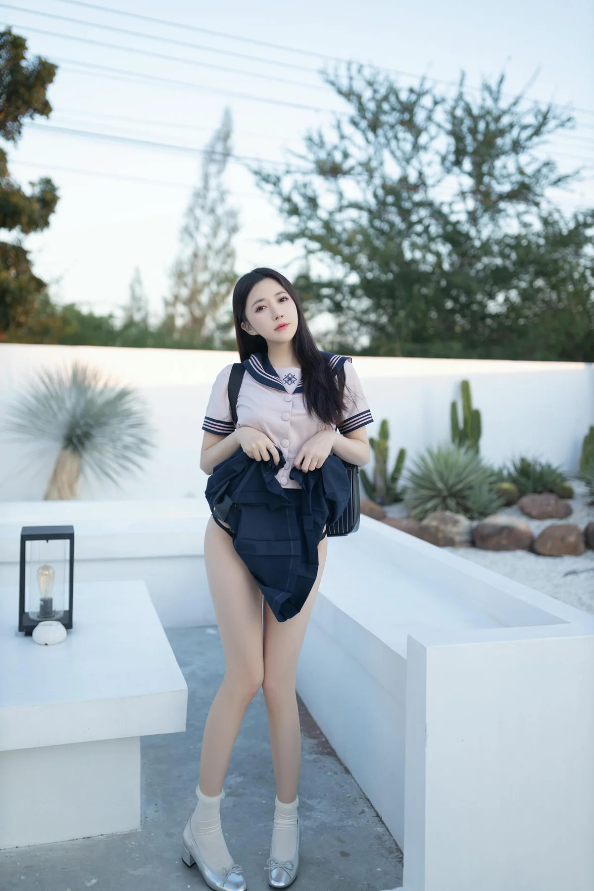 XiuRen 秀人 No.N013 鱼子酱Fish校园jk制服 - 16