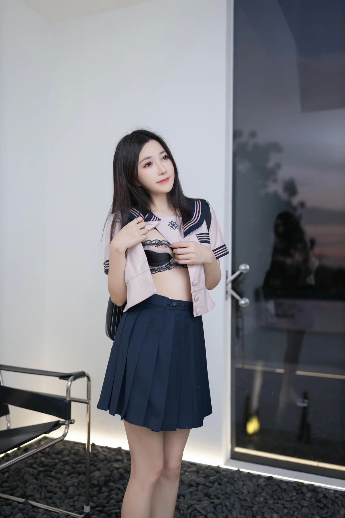 XiuRen 秀人 No.N013 鱼子酱Fish校园jk制服 - 43