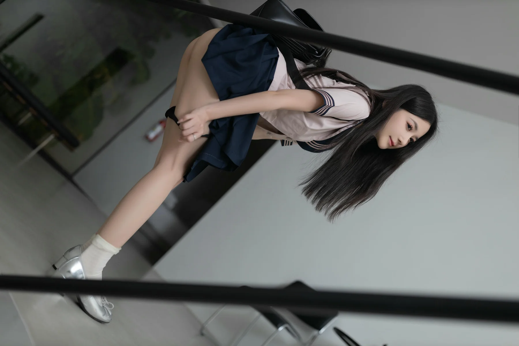 XiuRen 秀人 No.N013 鱼子酱Fish校园jk制服 - 52