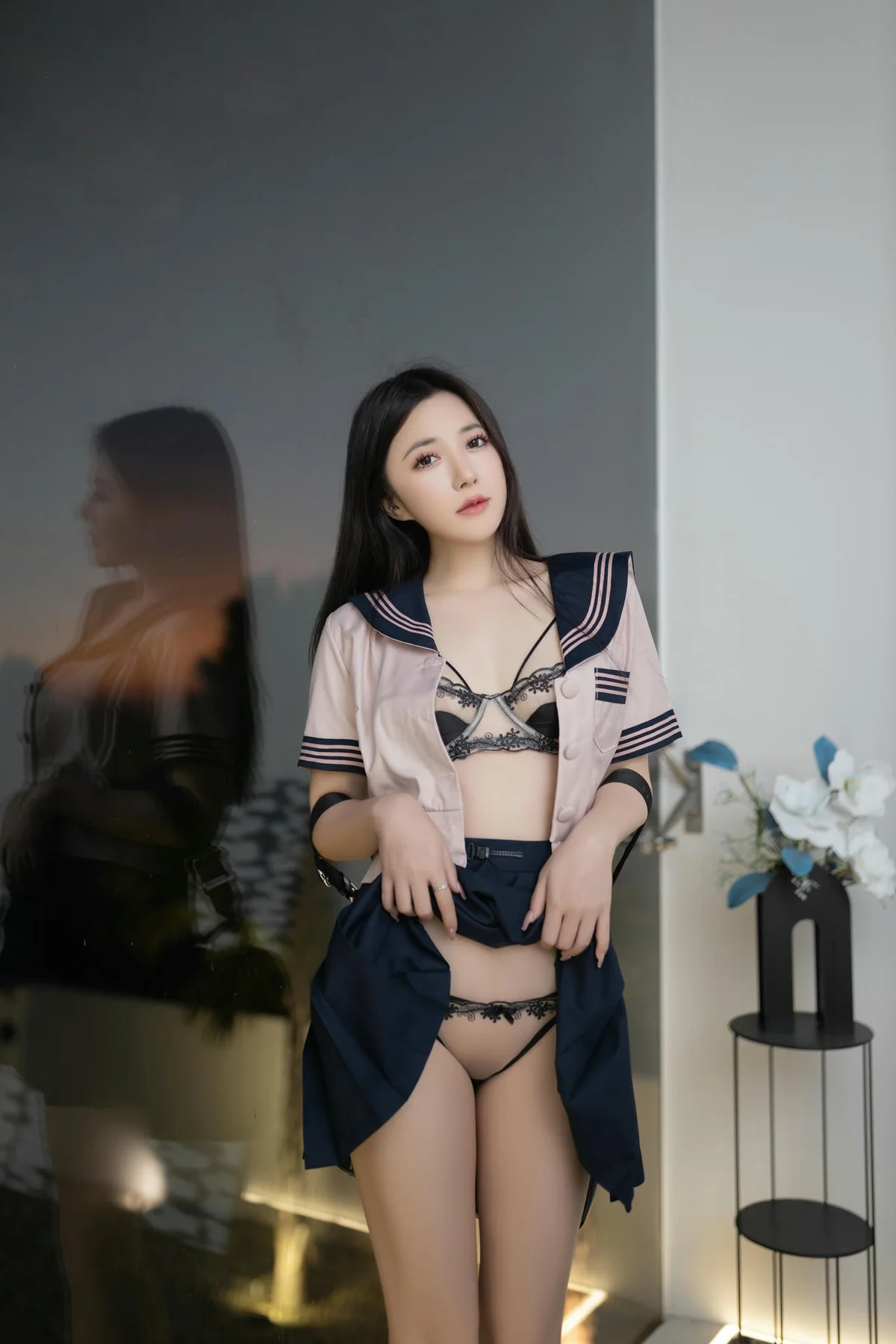 XiuRen 秀人 No.N013 鱼子酱Fish校园jk制服 - 56