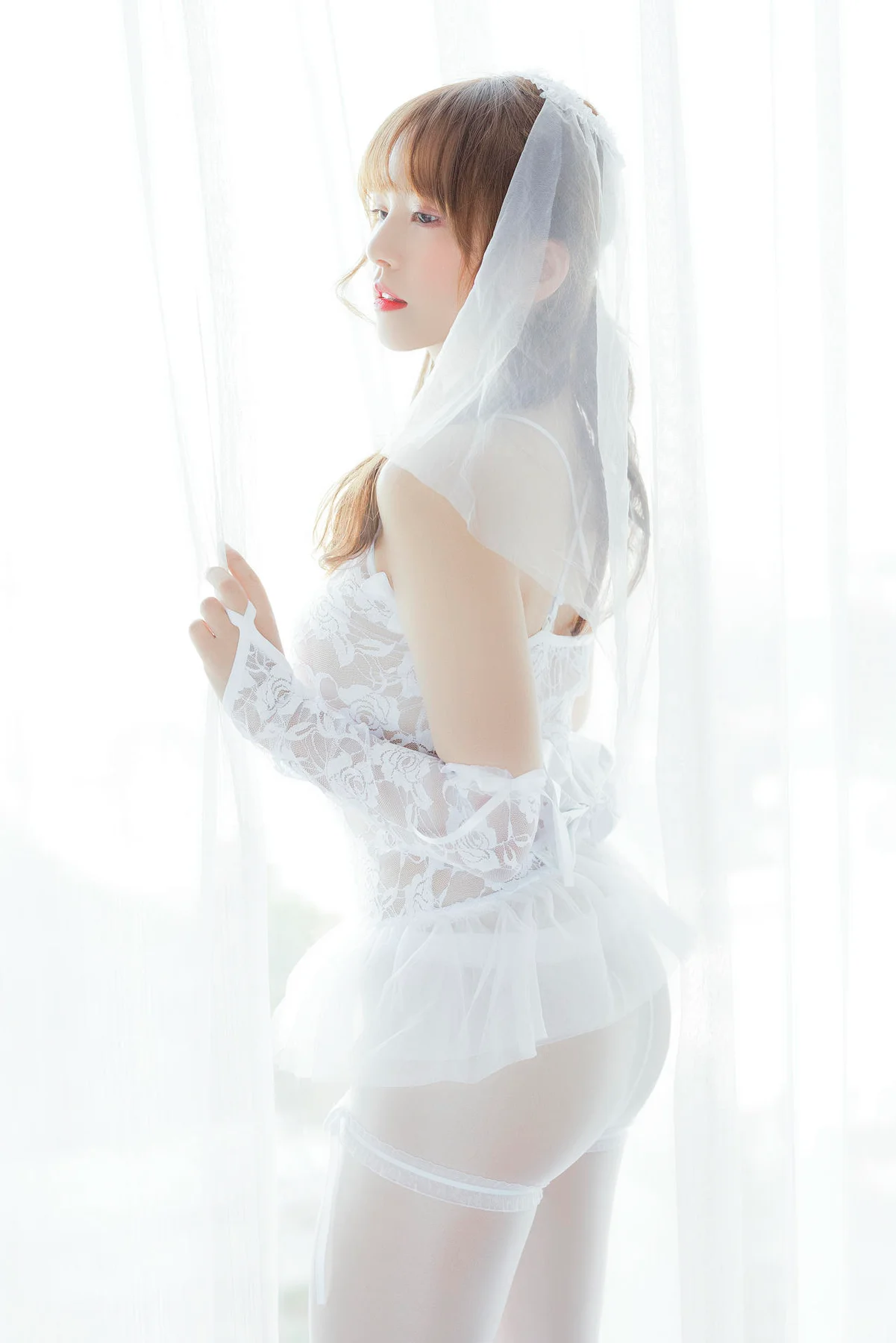 XiuRen 秀人 No.N027 张思允Nice婚纱蕾丝写真 - 14