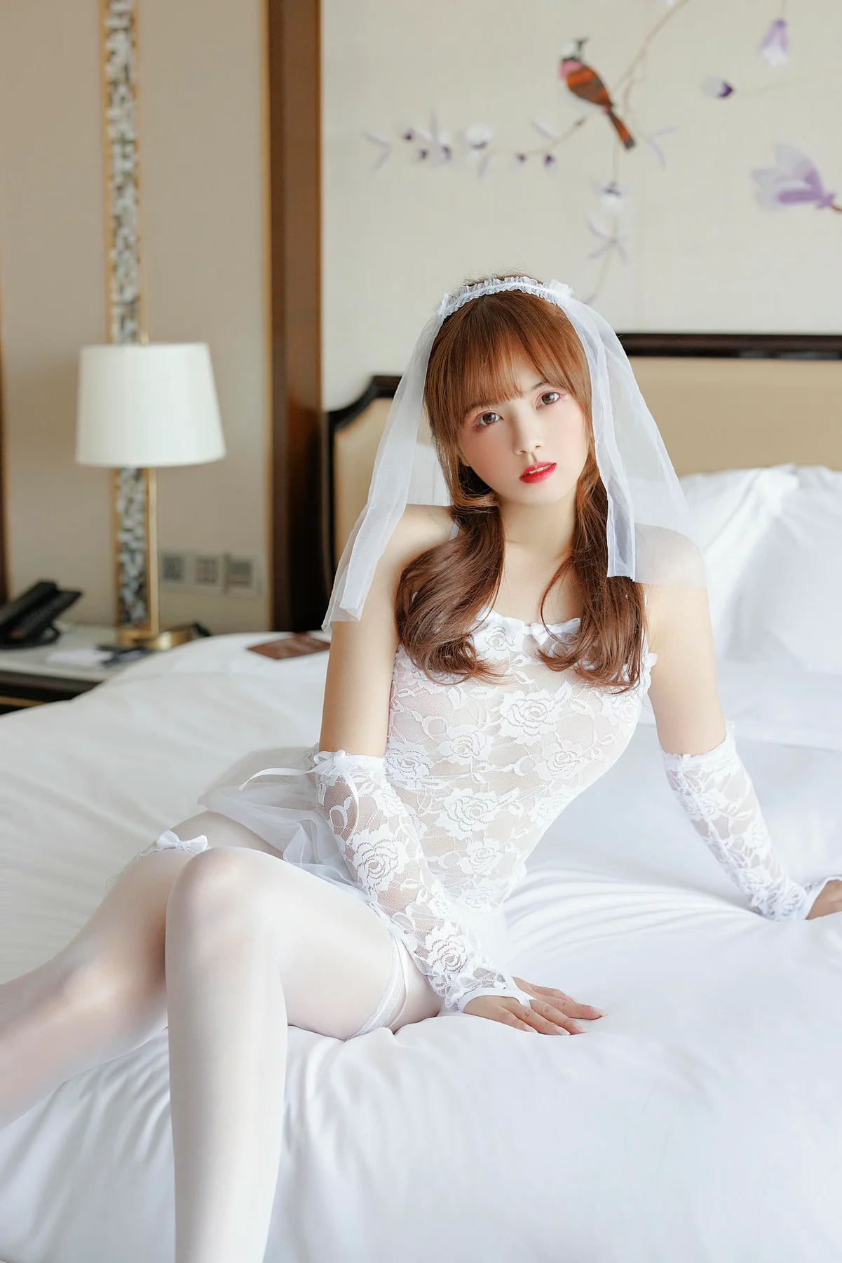 XiuRen 秀人 No.N027 张思允Nice婚纱蕾丝写真 - 18