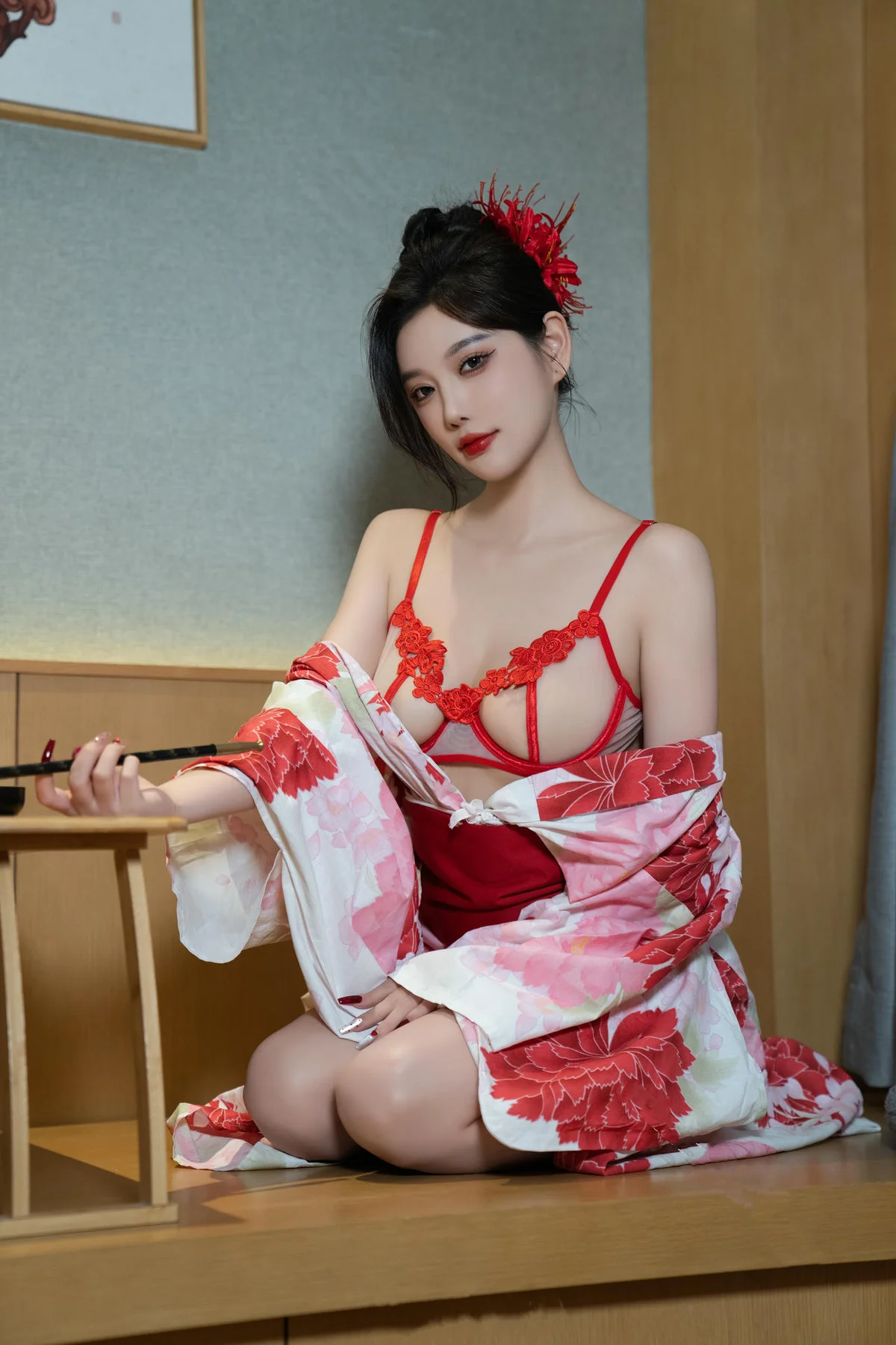 XiuRen 秀人 No.N048 杨晨晨制服写真 - 90