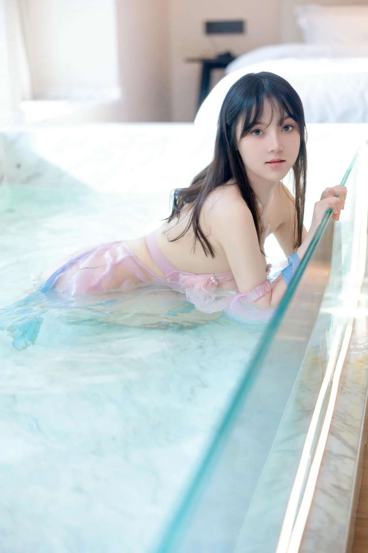 XiuRen 秀人 No.N059 豆瓣酱温泉湿身爆乳 - 12