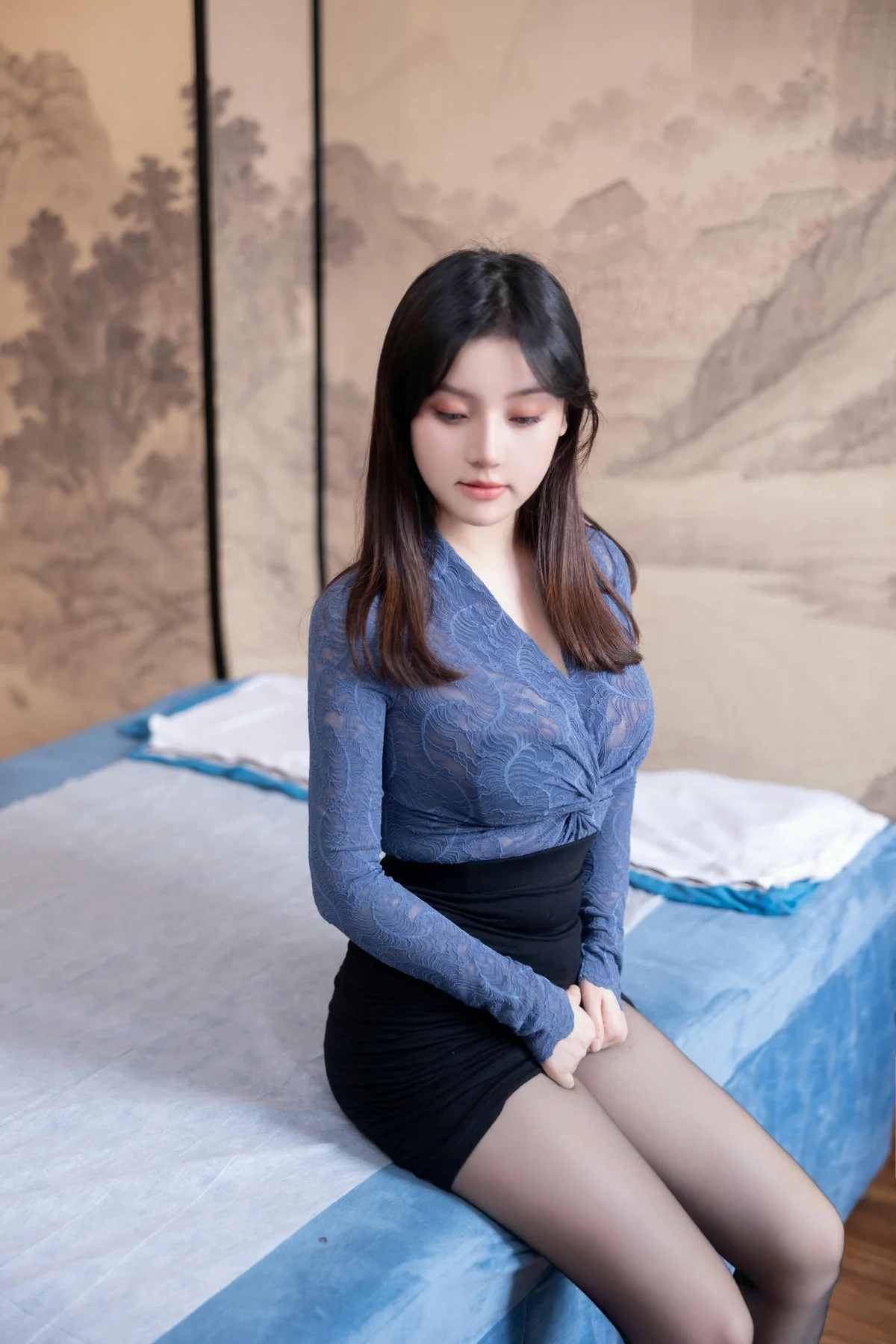 XiuRen 秀人 No.N062 豆瓣酱巨乳按摩抹油玉体 - 8