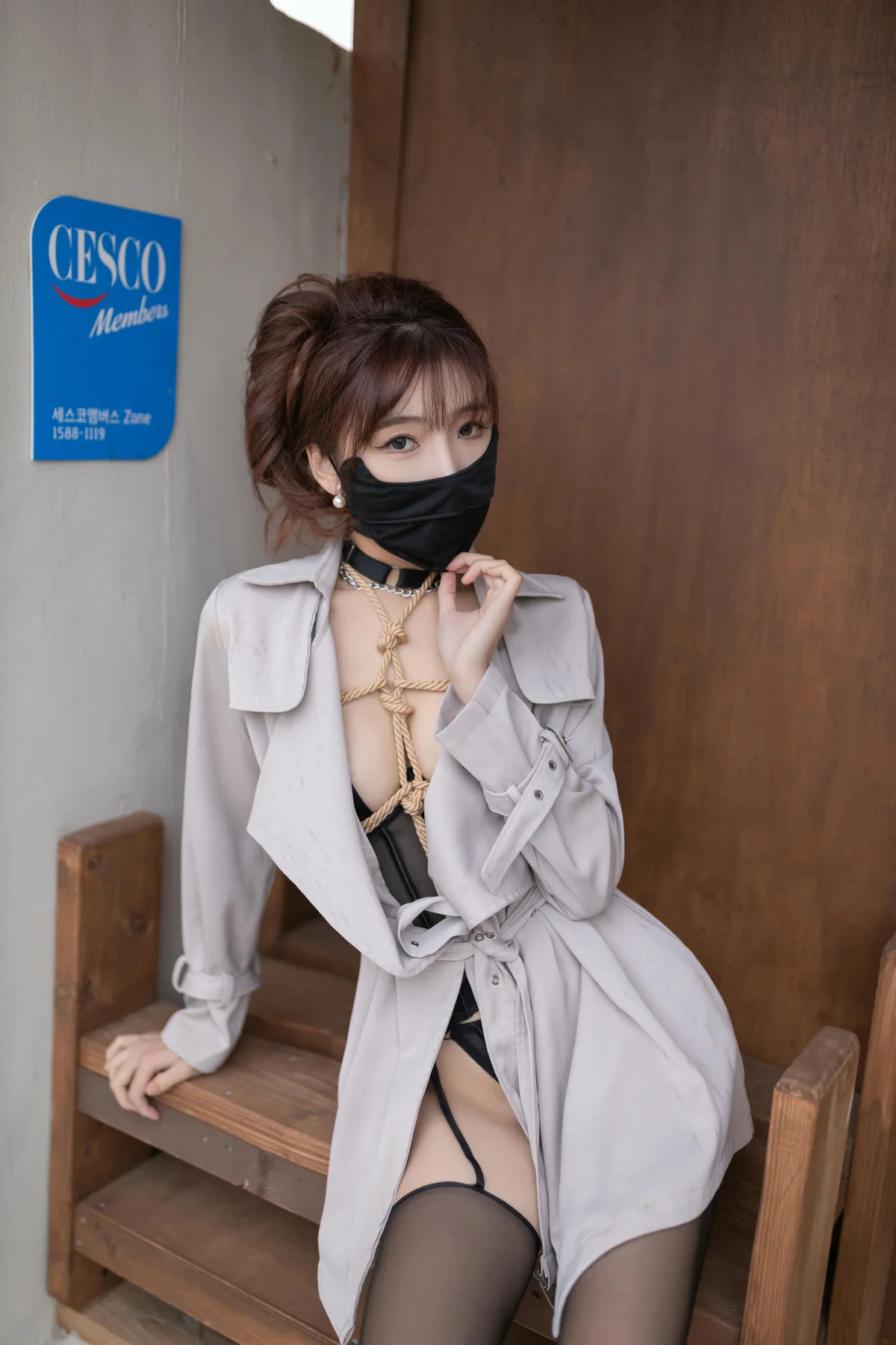 XiuRen 秀人 No.N077 陆萱萱捆绑连体衣情趣 - 18