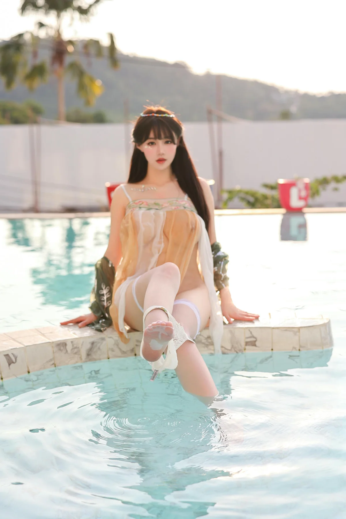 XiuRen 秀人 No.N091 朱可儿童颜巨乳薄纱透视 - 49