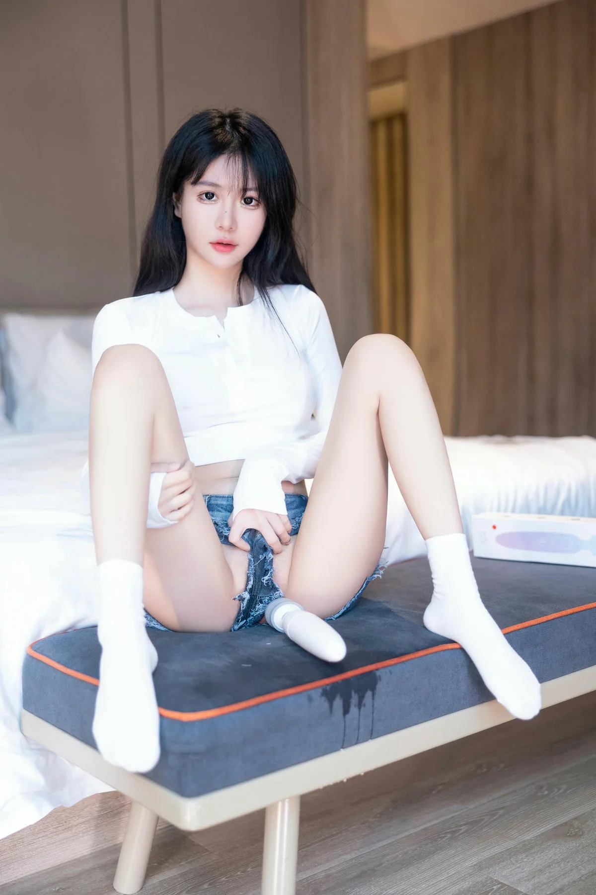 XiuRen 秀人 No.N097 谢小蒽诱惑超短牛仔裤 - 91