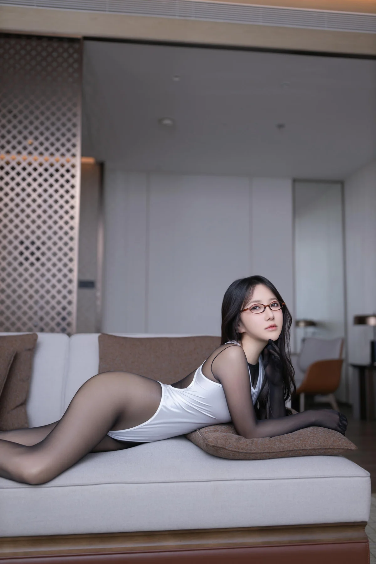XiuRen 秀人 No.N101 鱼子酱Fish连体丝袜黑丝玉体 - 28