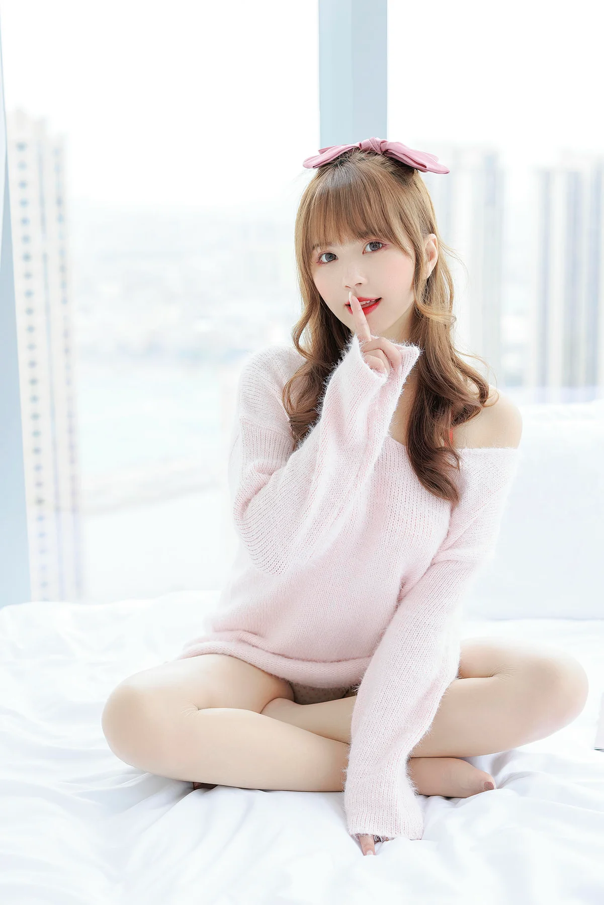 XiuRen 秀人 No.N135 张思允Nice 粉色毛衣可爱少女 - 13