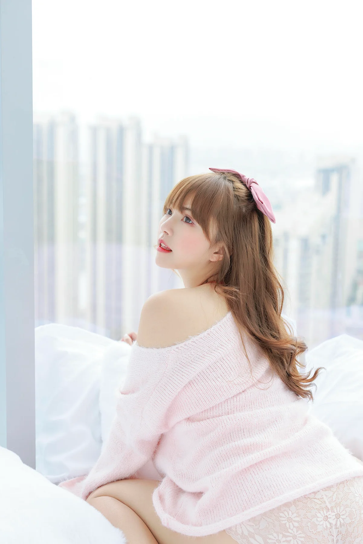 XiuRen 秀人 No.N135 张思允Nice 粉色毛衣可爱少女 - 23