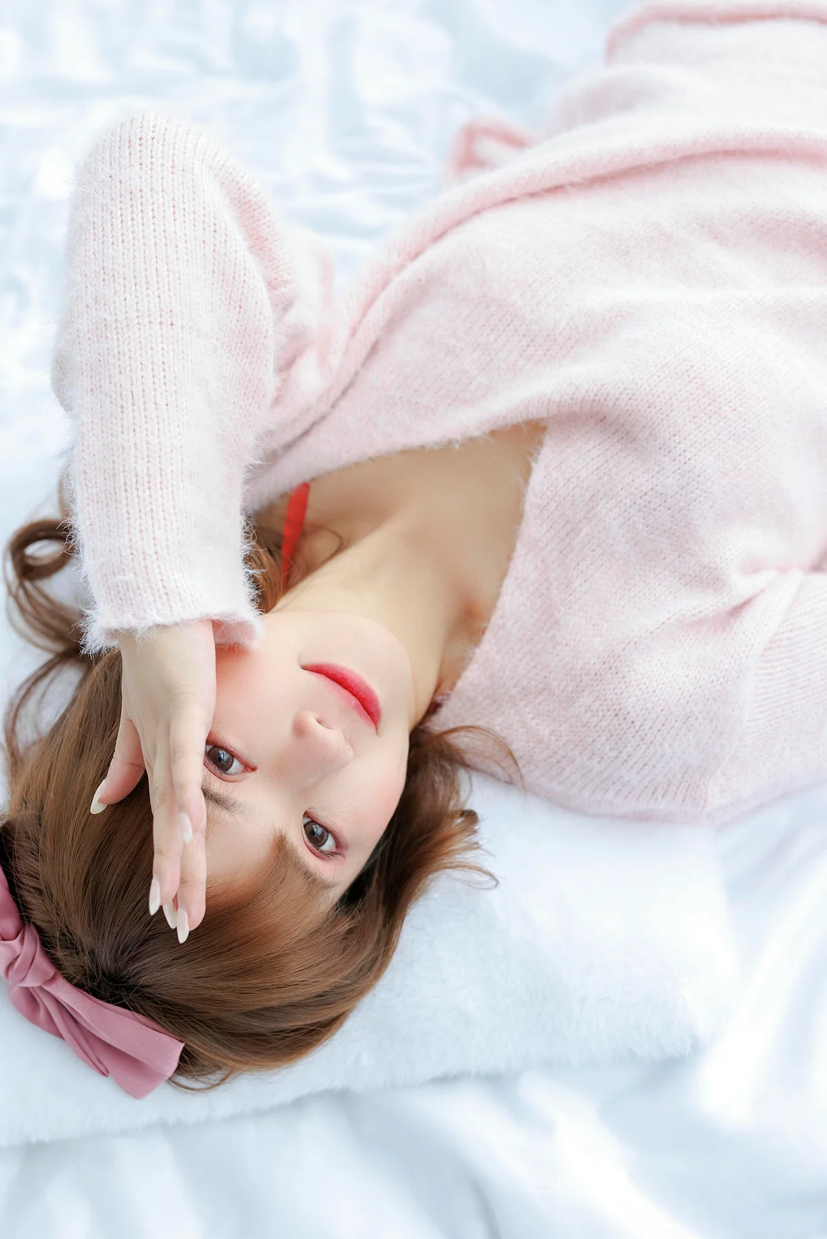 XiuRen 秀人 No.N135 张思允Nice 粉色毛衣可爱少女 - 58