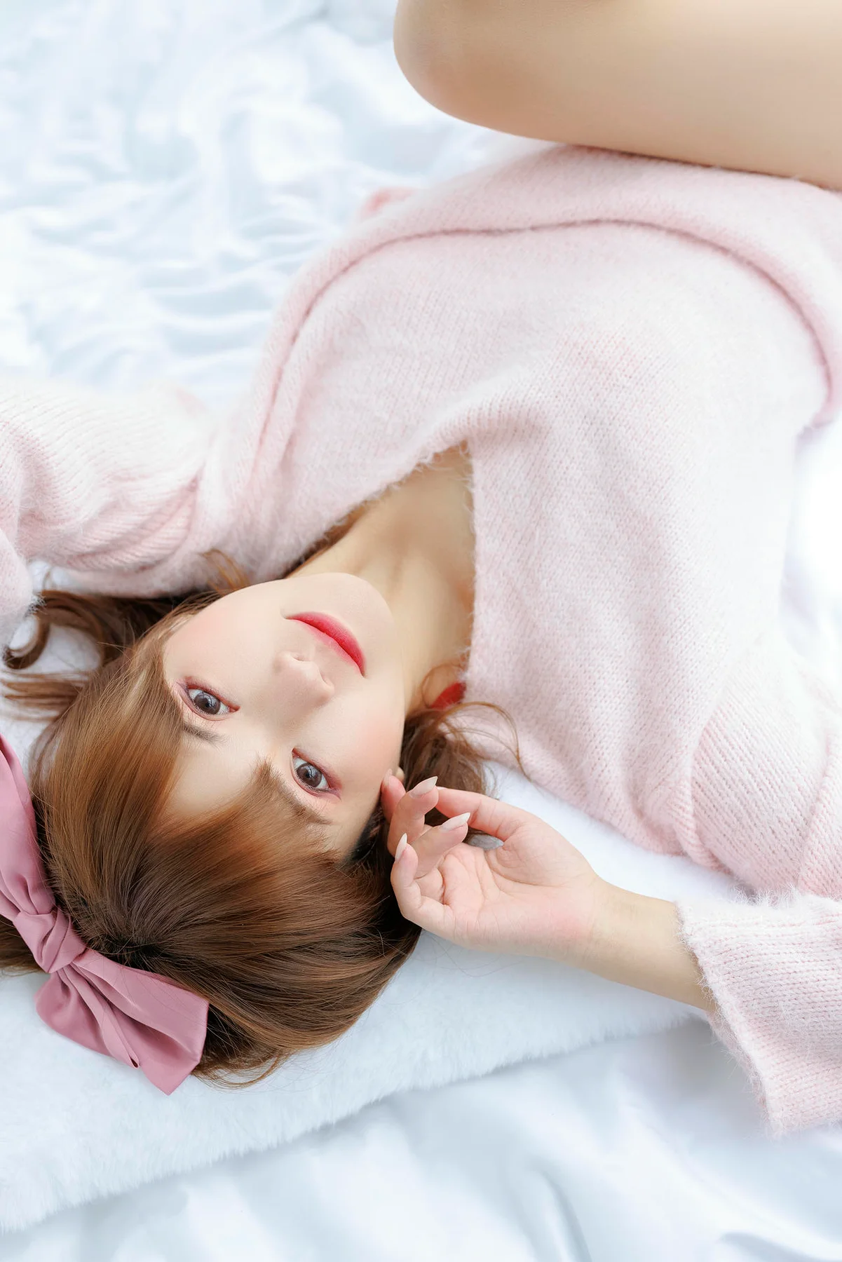 XiuRen 秀人 No.N135 张思允Nice 粉色毛衣可爱少女 - 59